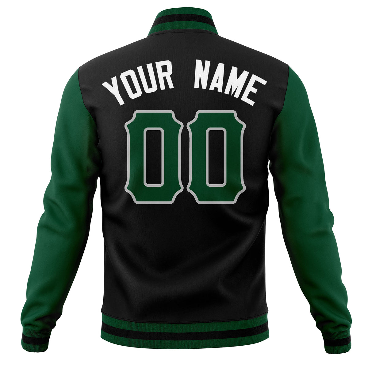 Custom Full-Snap Varsity Bomber Baseball Jackets Stitched Name Number