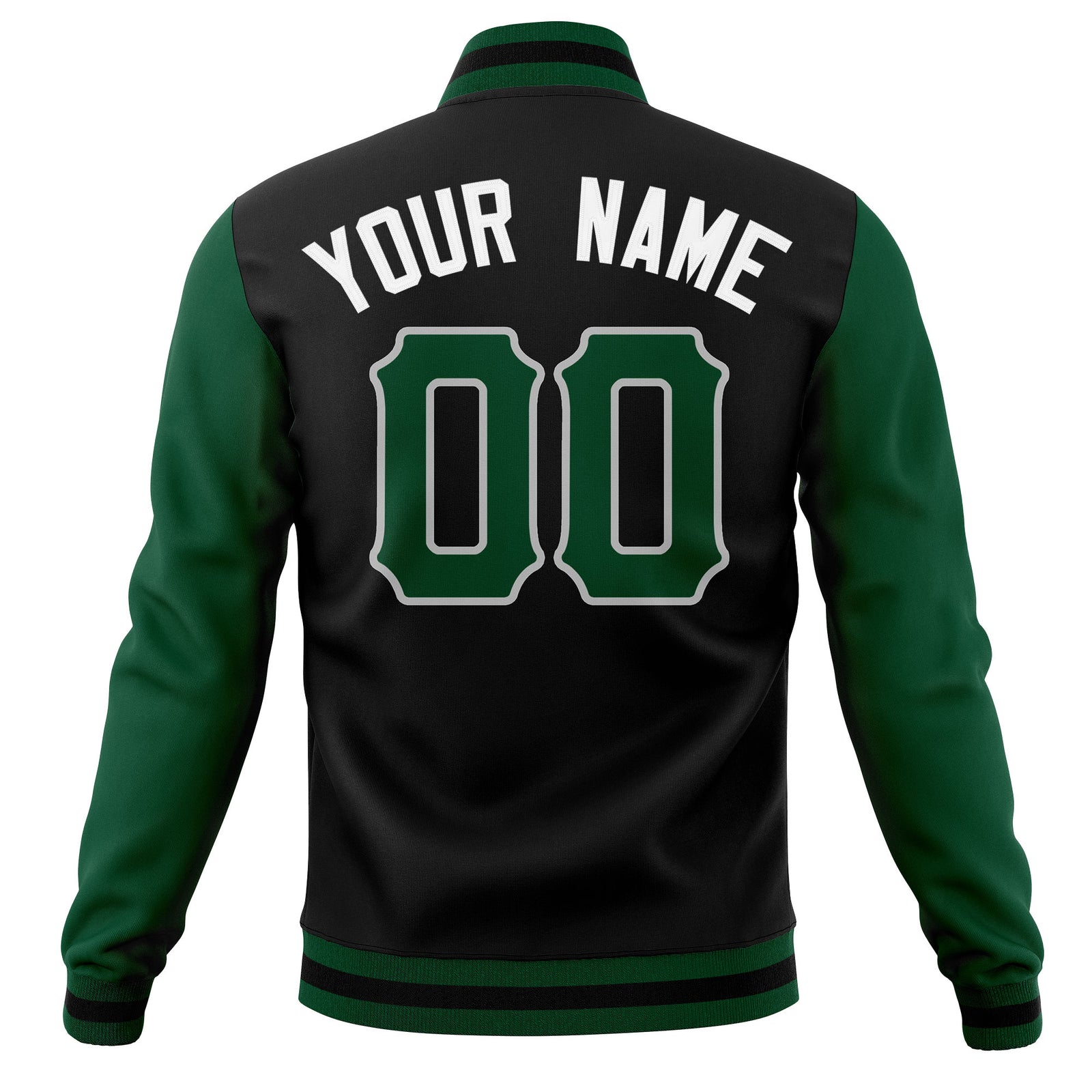 Custom Full-Snap Varsity Bomber Baseball Jackets Stitched Name Number