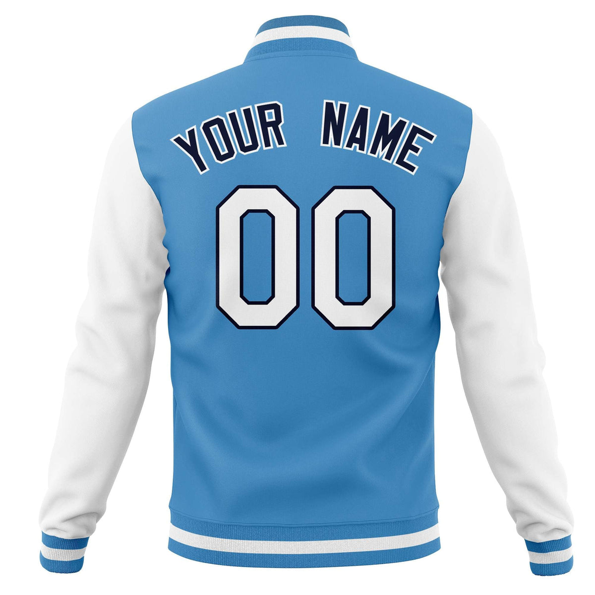 Custom Men&#39;s Full-Snap Baseball Coats Varsity Letterman Jackets