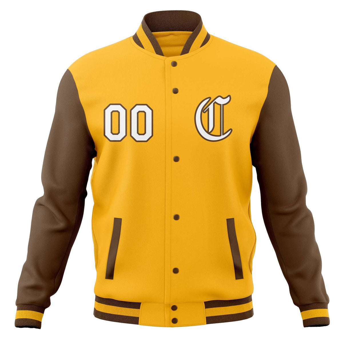 Custom Full-Snap Baseball Coats Raglan Sleeves Varsity Letterman Jackets