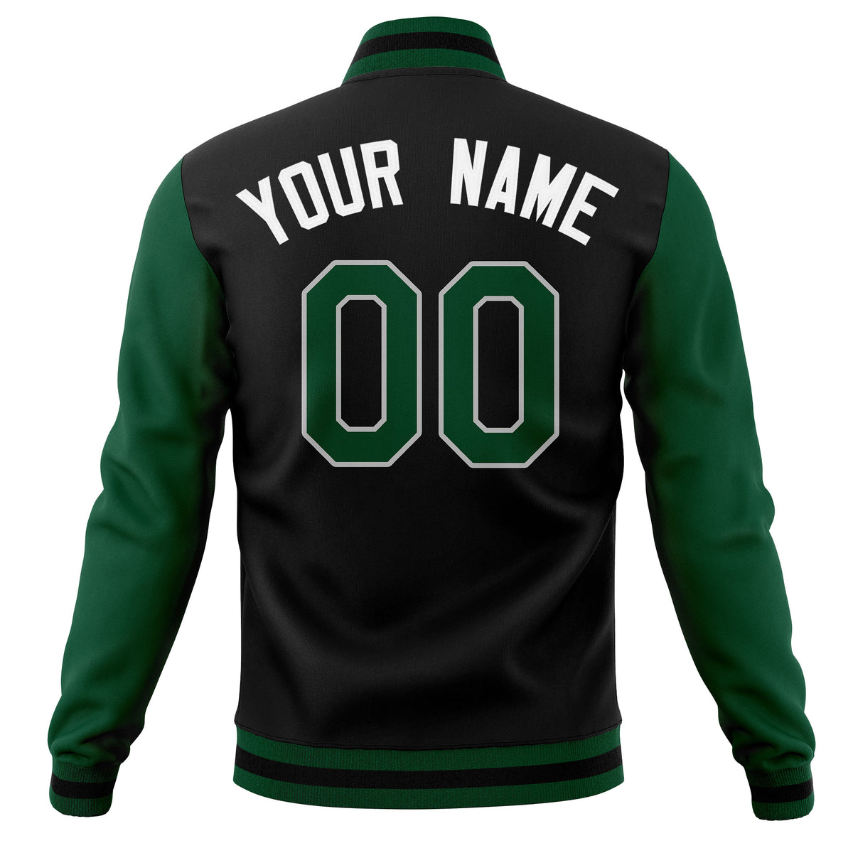 Custom Full-Snap Baseball Coats Personalized Varsity Letterman Jackets with Raglan Sleeves