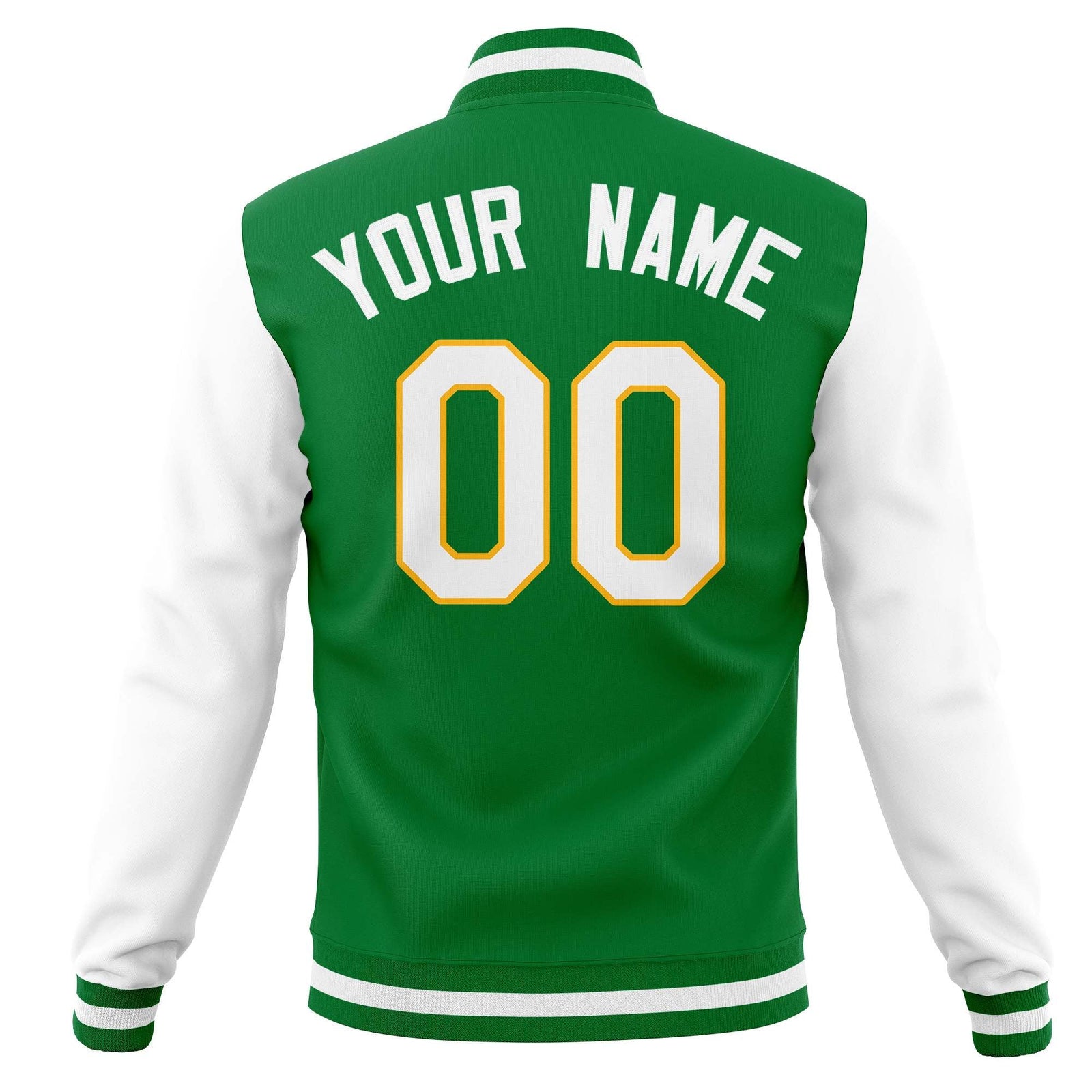 Custom Varsity Letterman Baseball Jackets Personalized Full-Snap with Raglan Sleeves