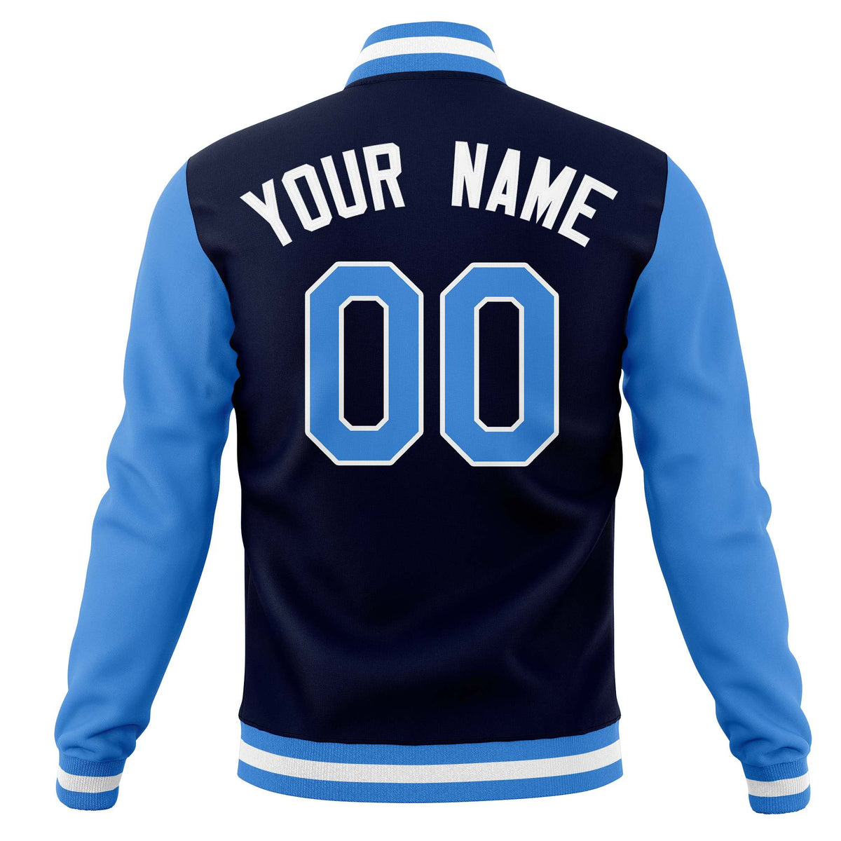 Custom Men&#39;s Full-Snap Baseball Coats Varsity Letterman Jackets