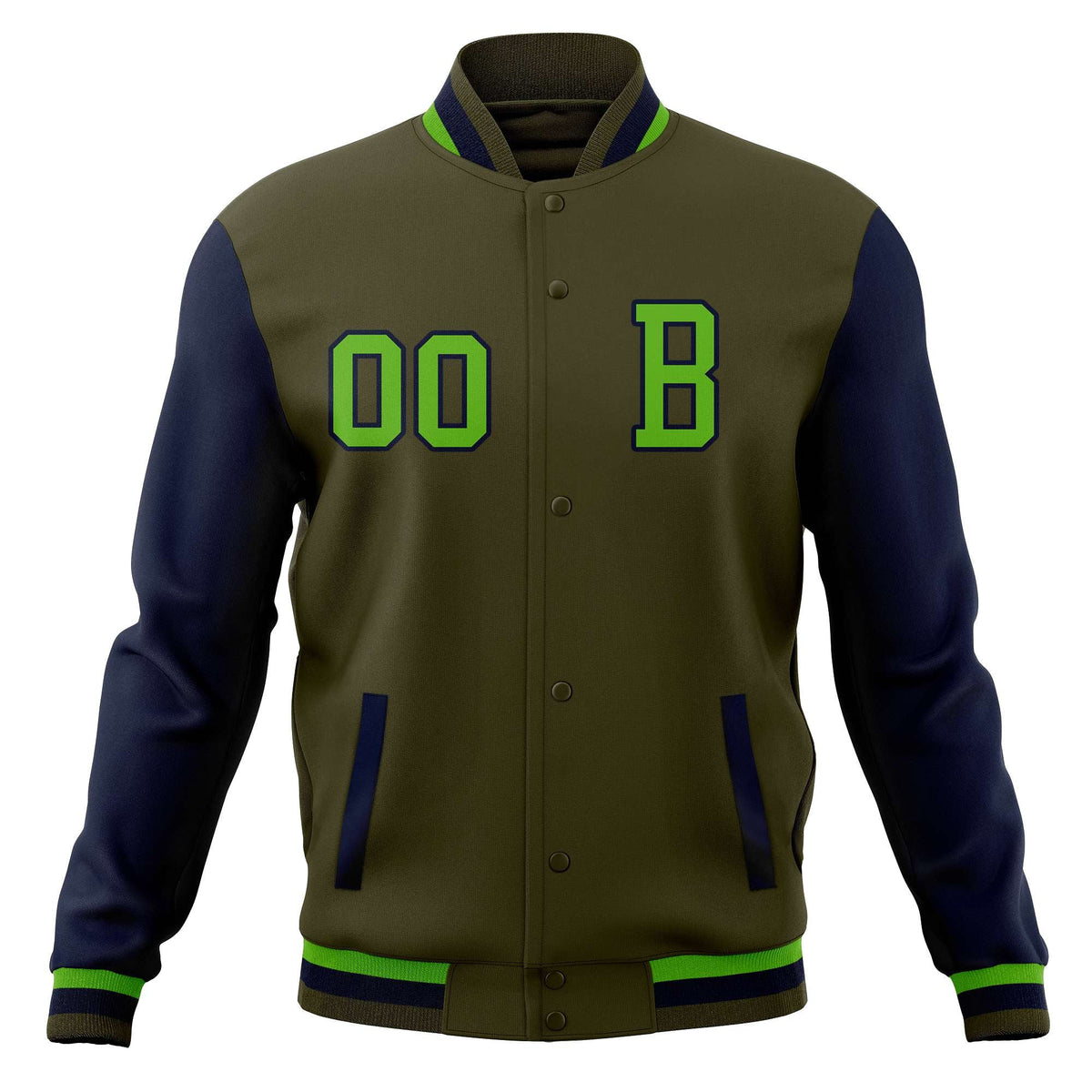 Custom Full-Snap Baseball Coats Crafted Varsity Letterman Jackets