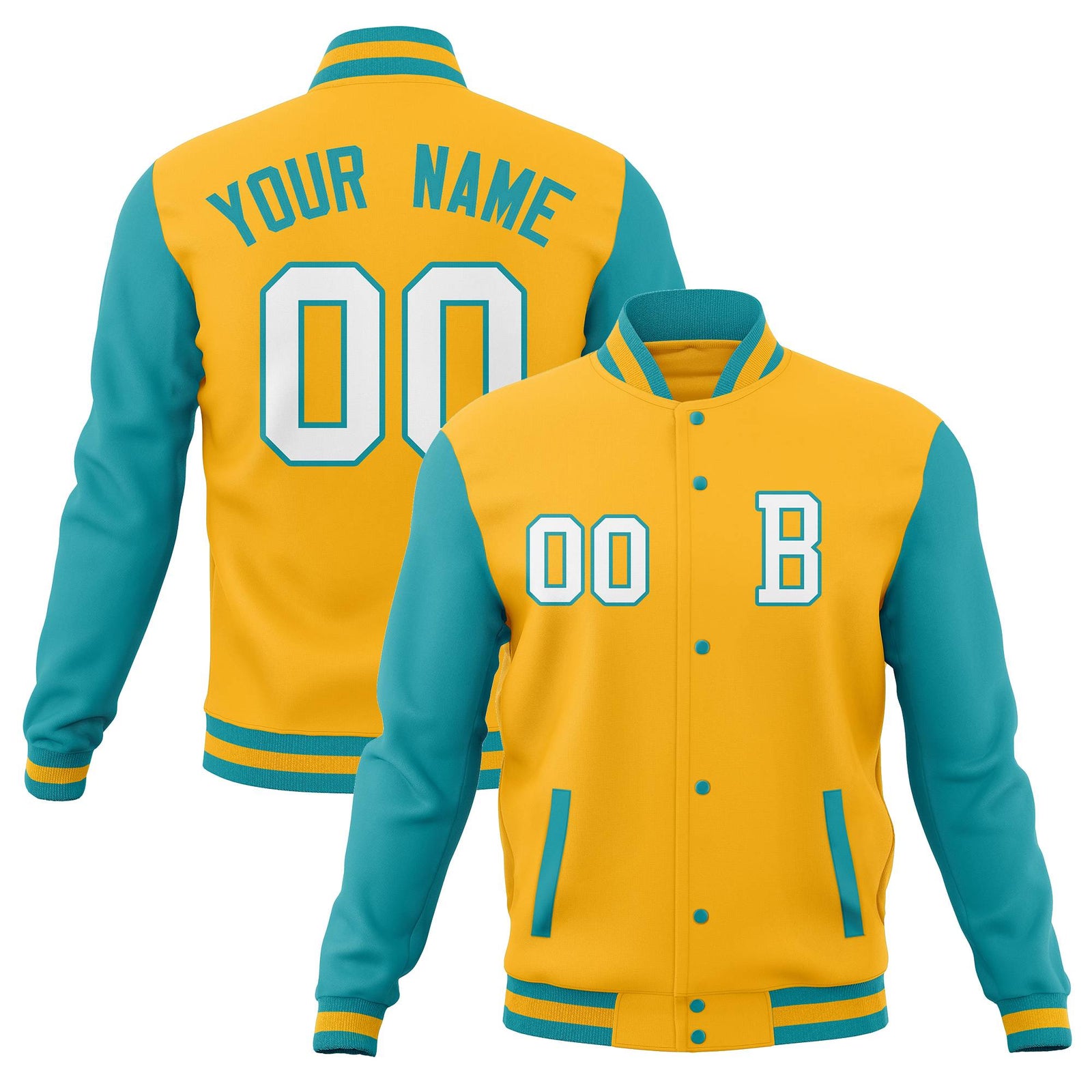 Custom Personalized Stitched Varsity Letterman Jacket and Full-Snap Baseball Coats