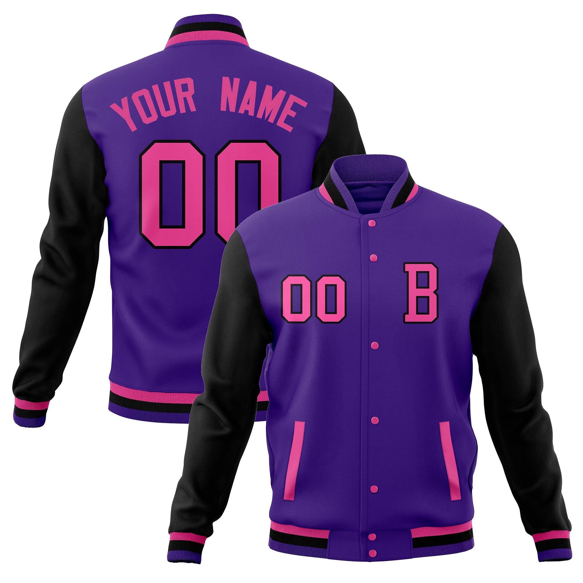 Custom Full-Snap Baseball Coats Crafted Varsity Letterman Jackets