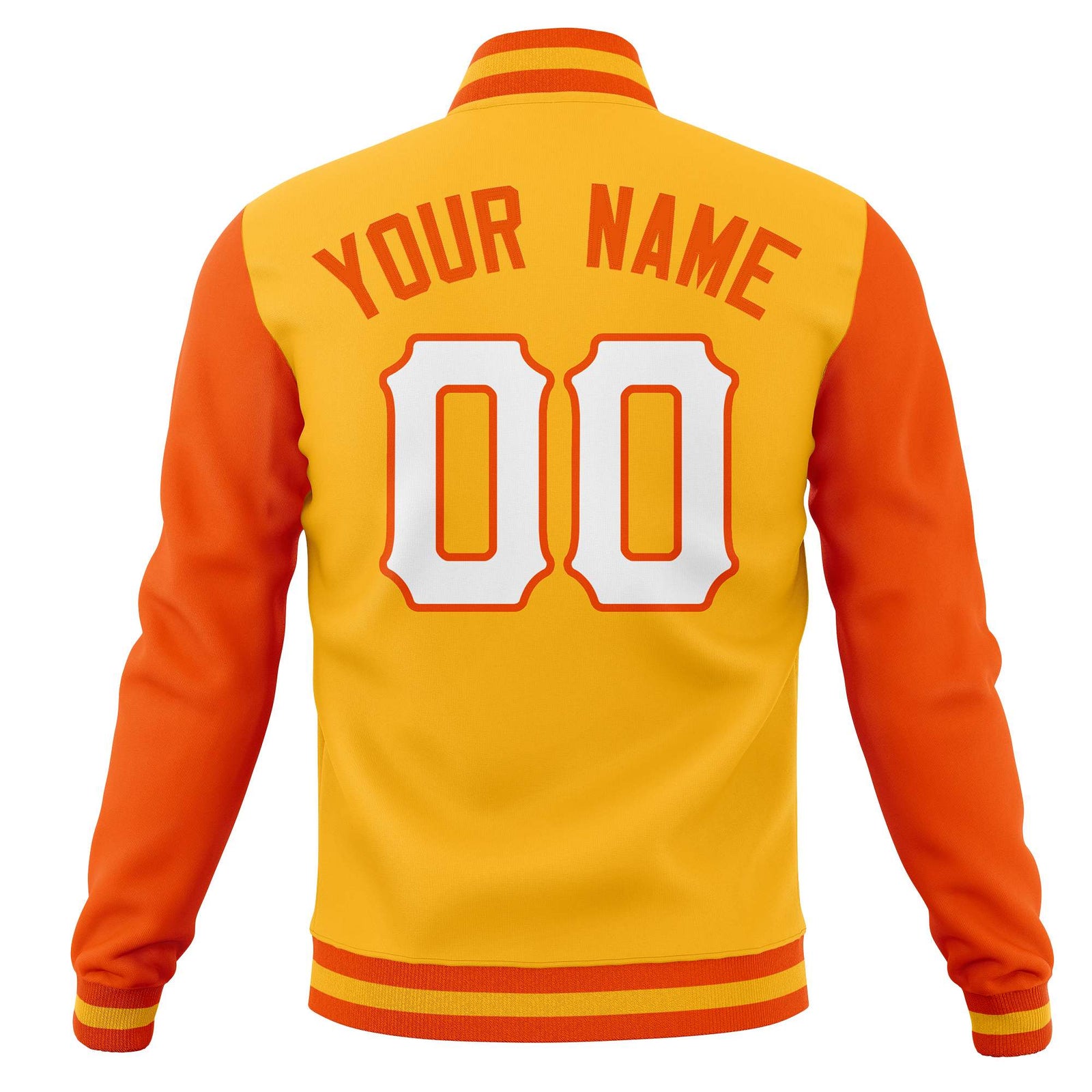 Custom Man's Varsity Baseball Jacket Cotton Blend Letterman Coats