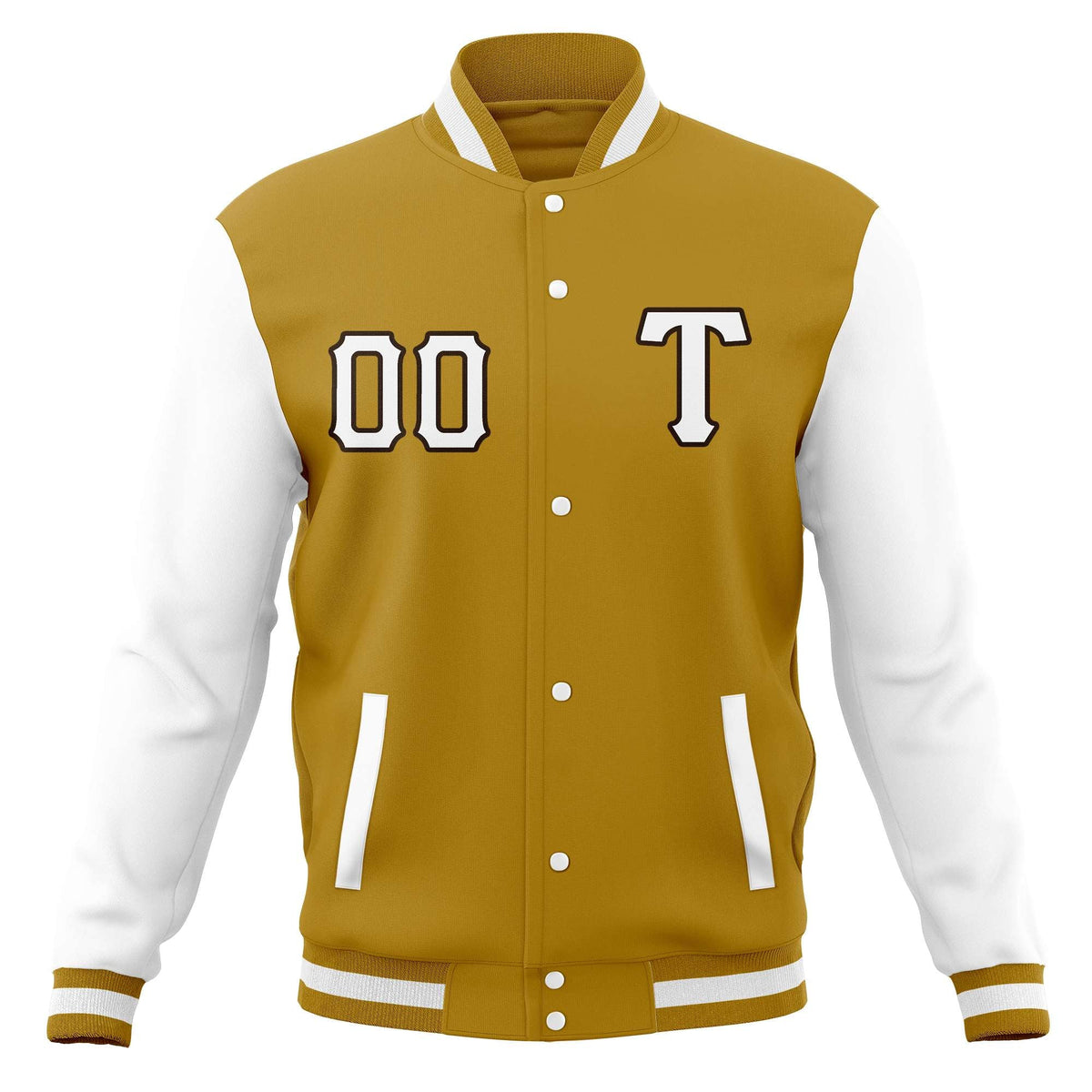 Custom Man&#39;s Varsity Baseball Jacket Cotton Blend Letterman Coats