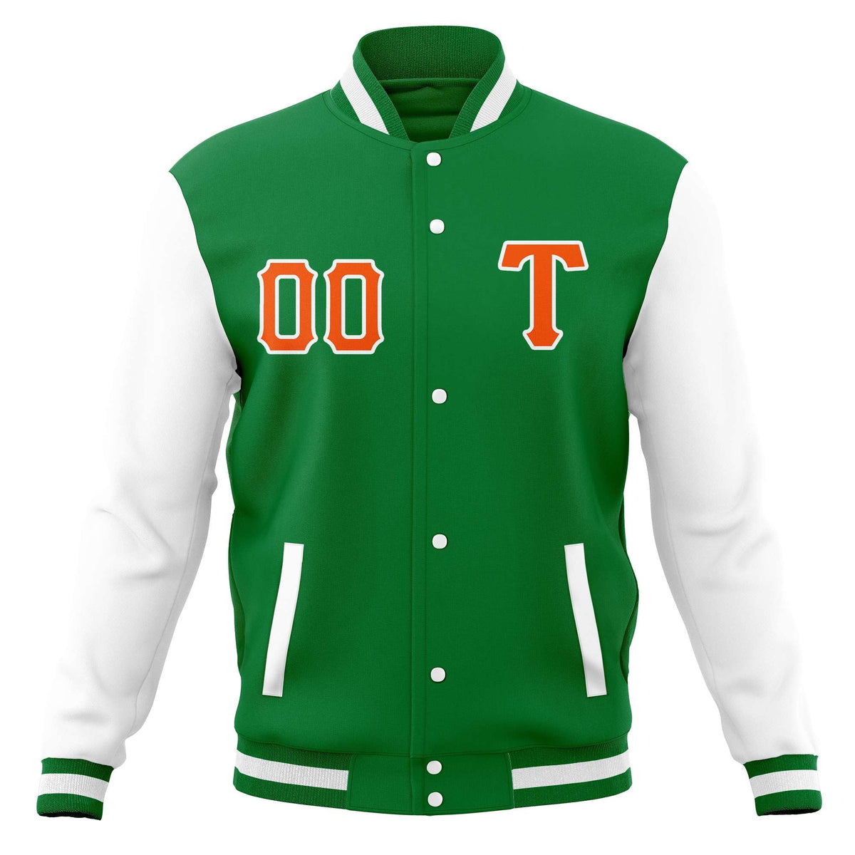 Custom Full-Snap Casual Baseball Coats Varsity Letterman Jackets