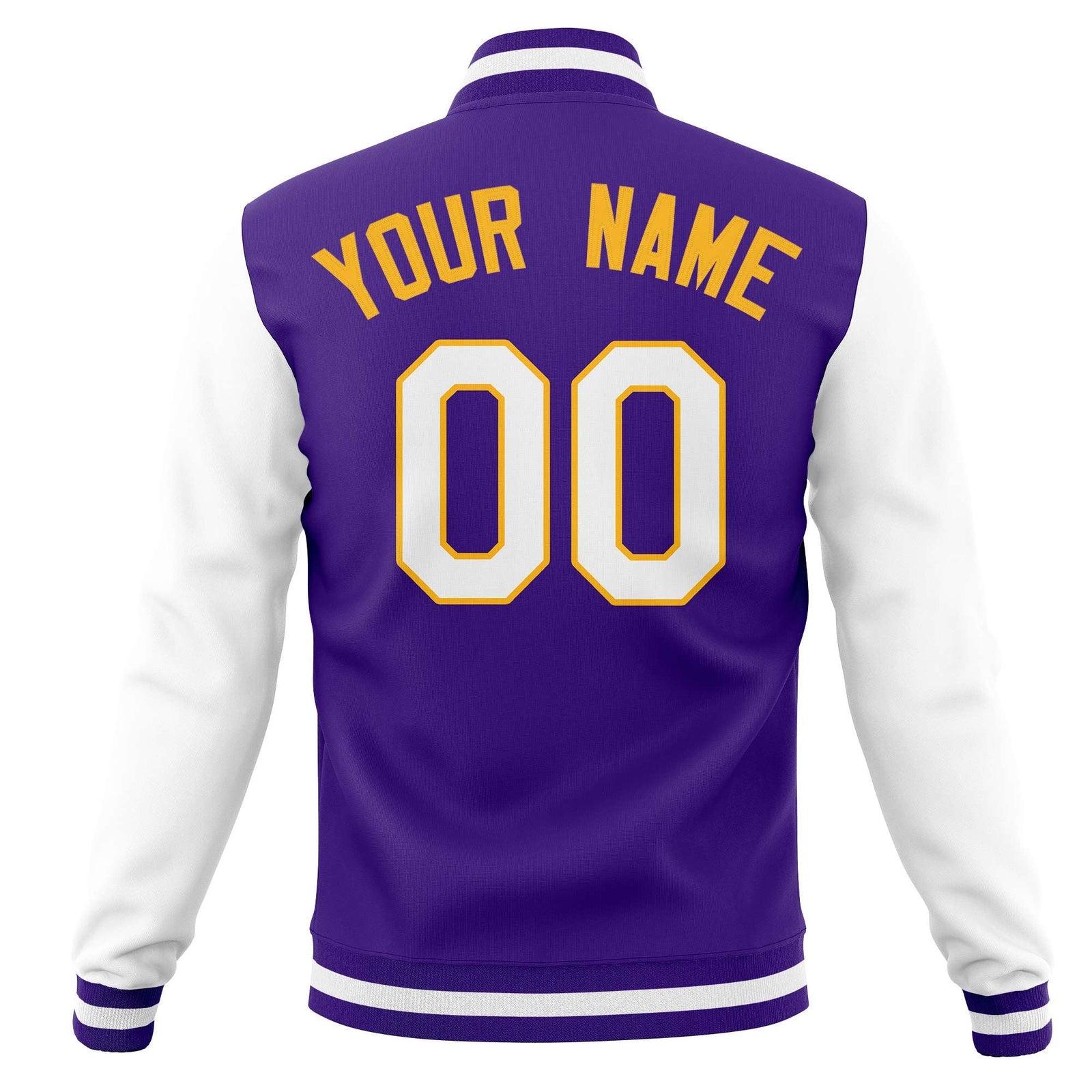 Custom Full-Snap Baseball Coats Stitched Letterman Varsity Jacket