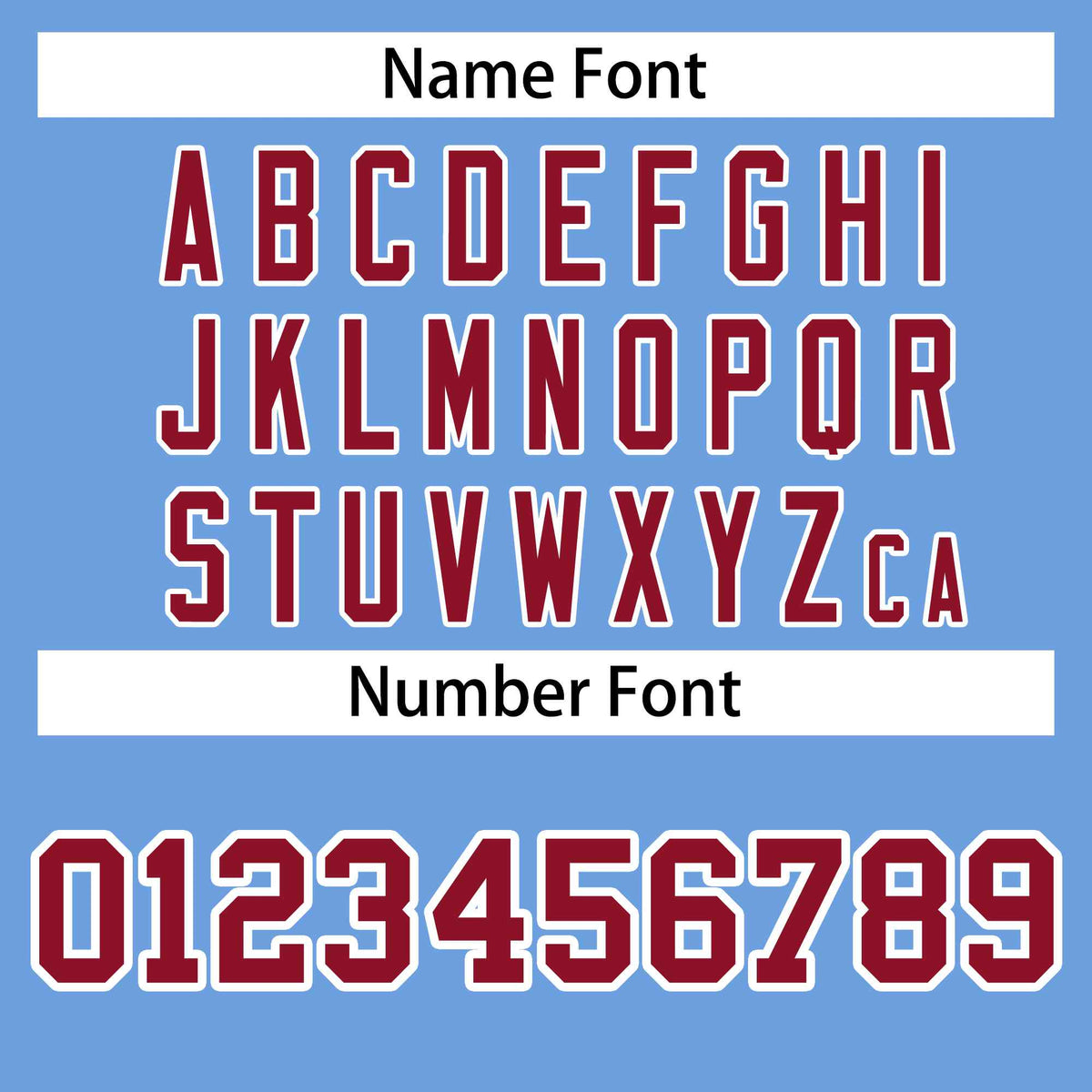 Custom Powder Blue Crimson-White Raglan Sleeves Varsity Full-Snap Letterman Jacket