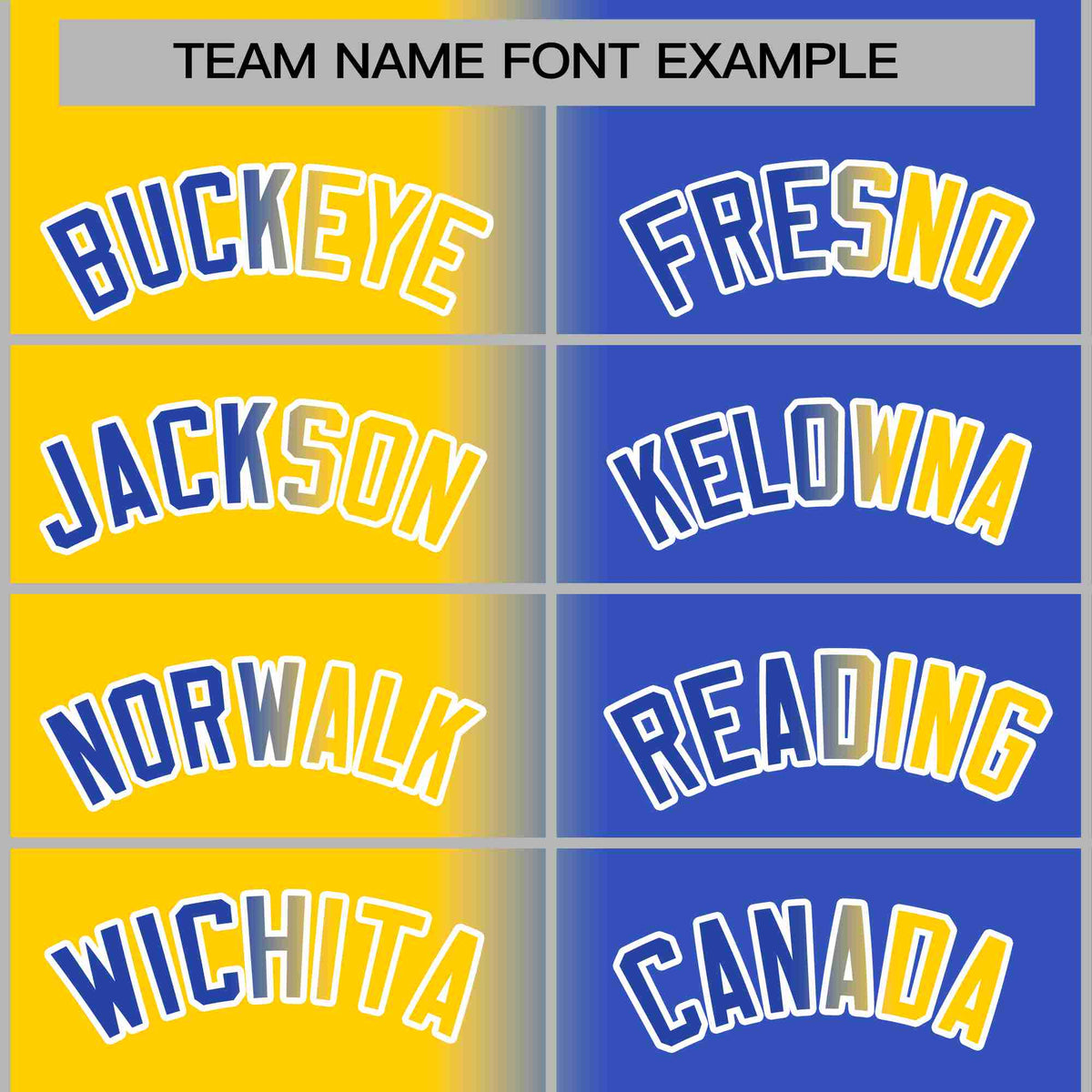 Custom Yellow Royal-White Gradient Fashion Letterman Bomber Varsity Jacket