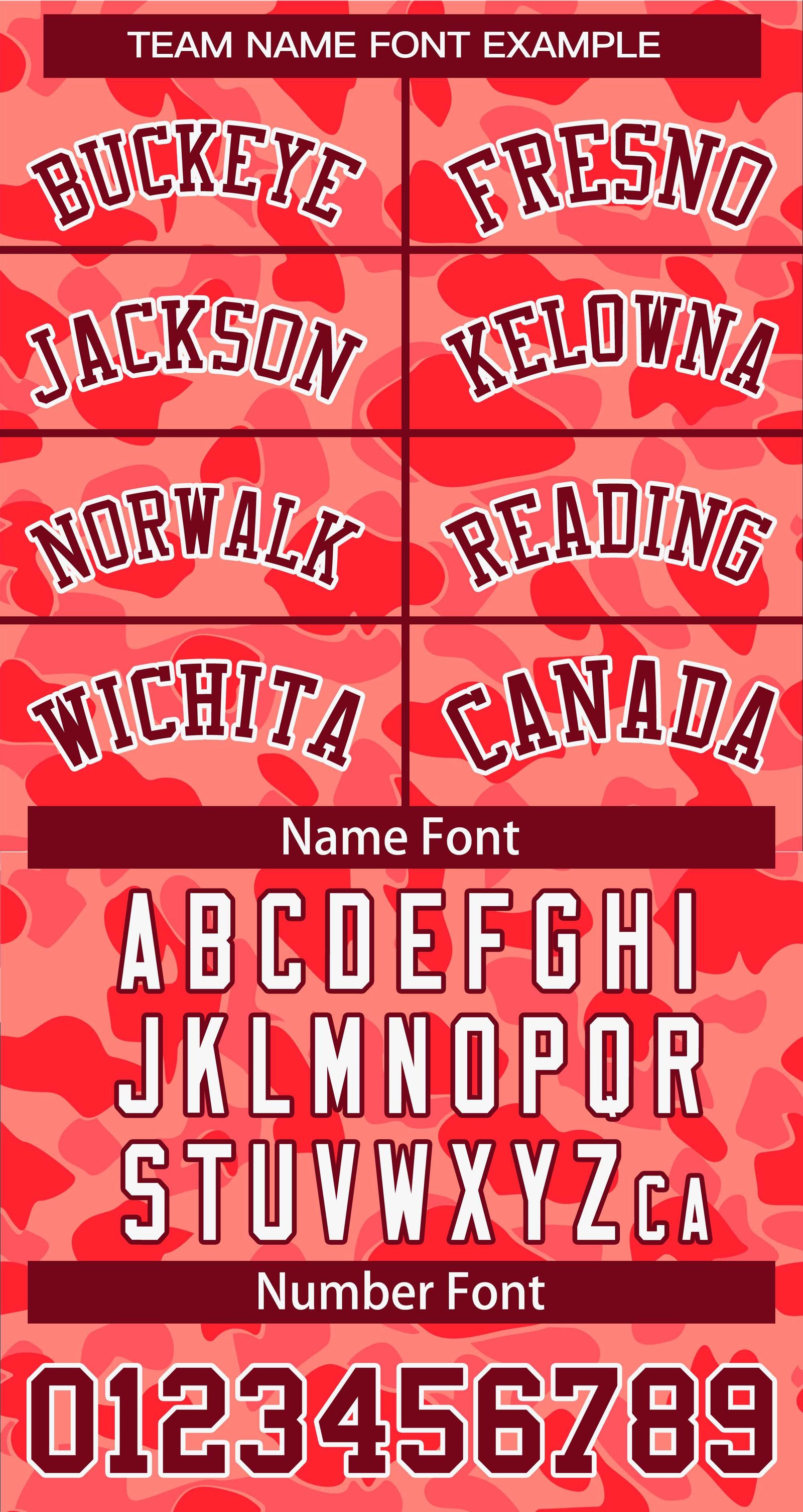 Custom Crimson White Camo Varsity Full-Snap Letterman Bomber Jacket