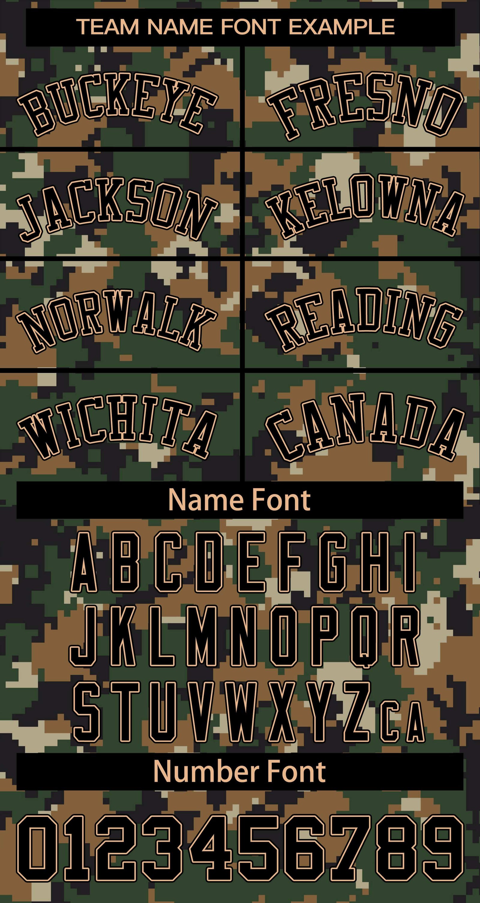 Custom Brown Black Camo Varsity Full-Snap Letterman Bomber Jacket