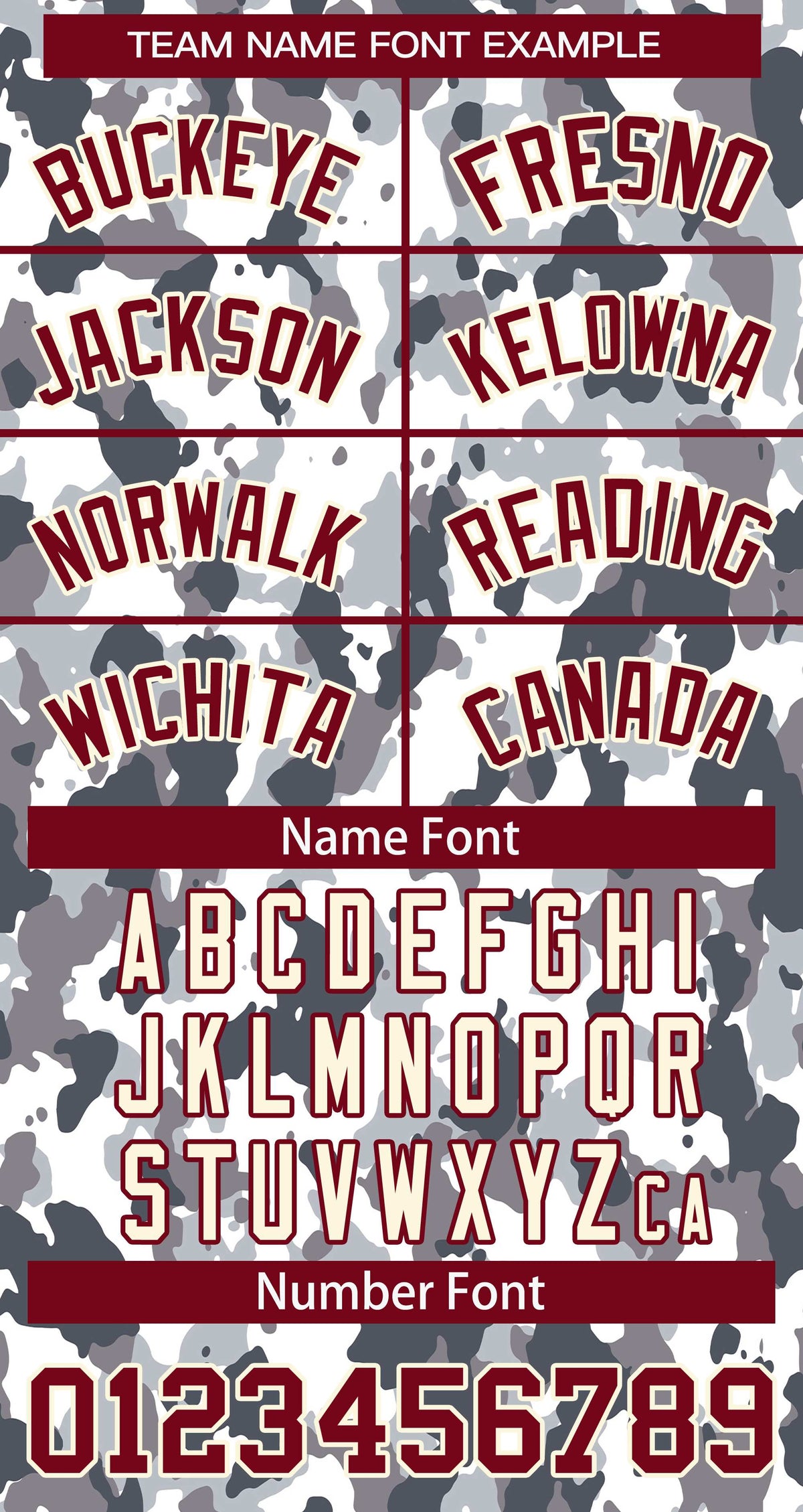 Custom Crimson White Camo Varsity Full-Snap Letterman Bomber Jacket