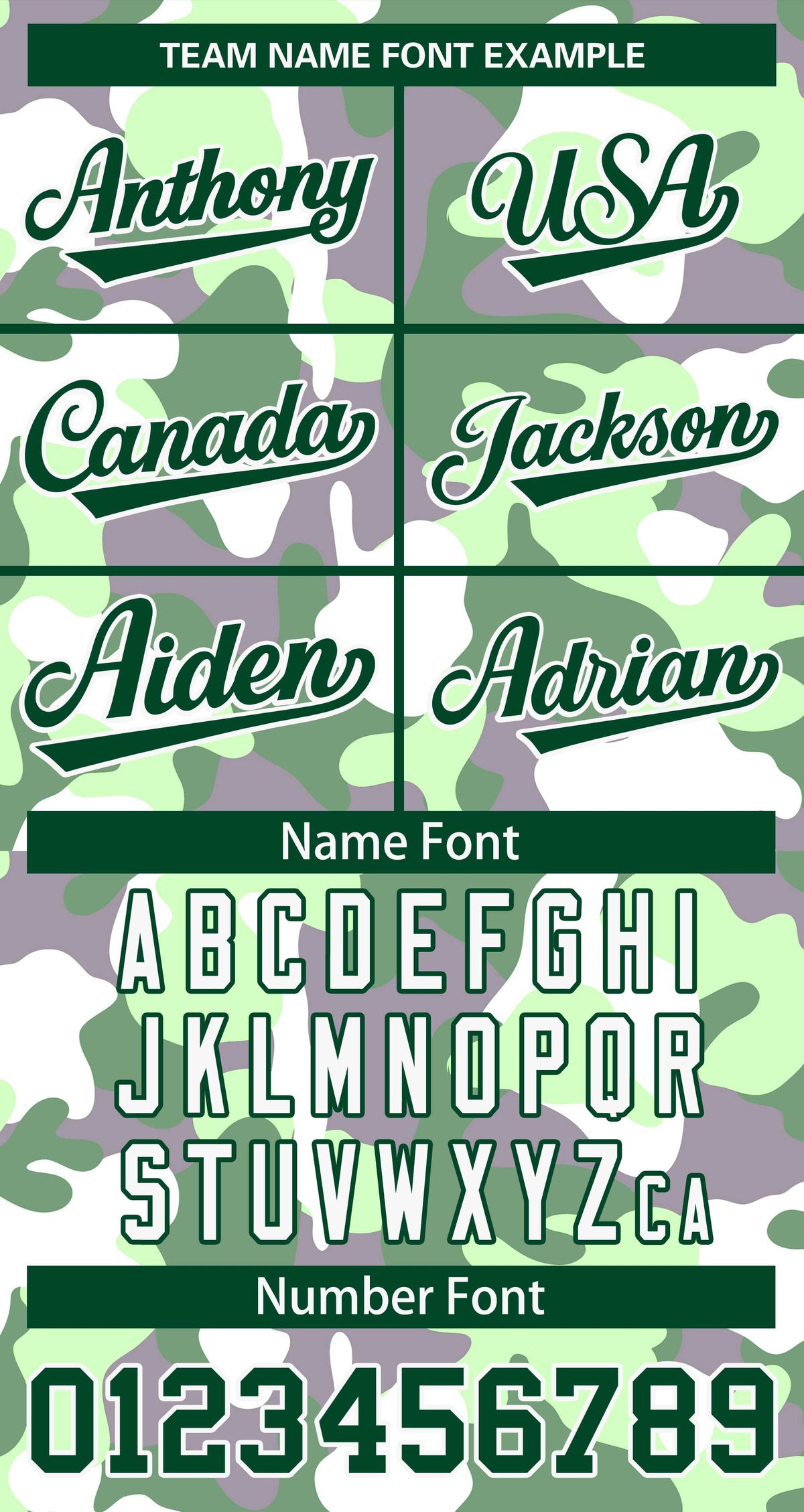 Custom Green White Camo Varsity Full-Snap Letterman Bomber Jacket