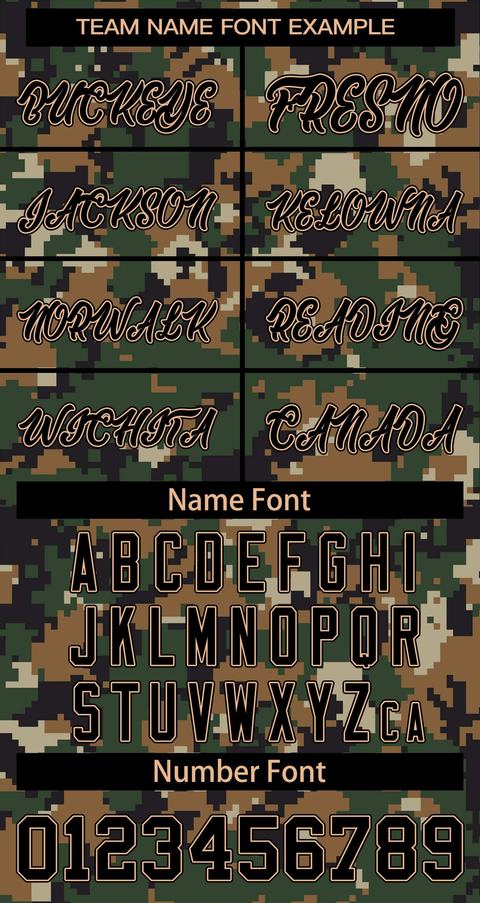 Custom Brown Black Camo Varsity Full-Snap Letterman Bomber Jacket