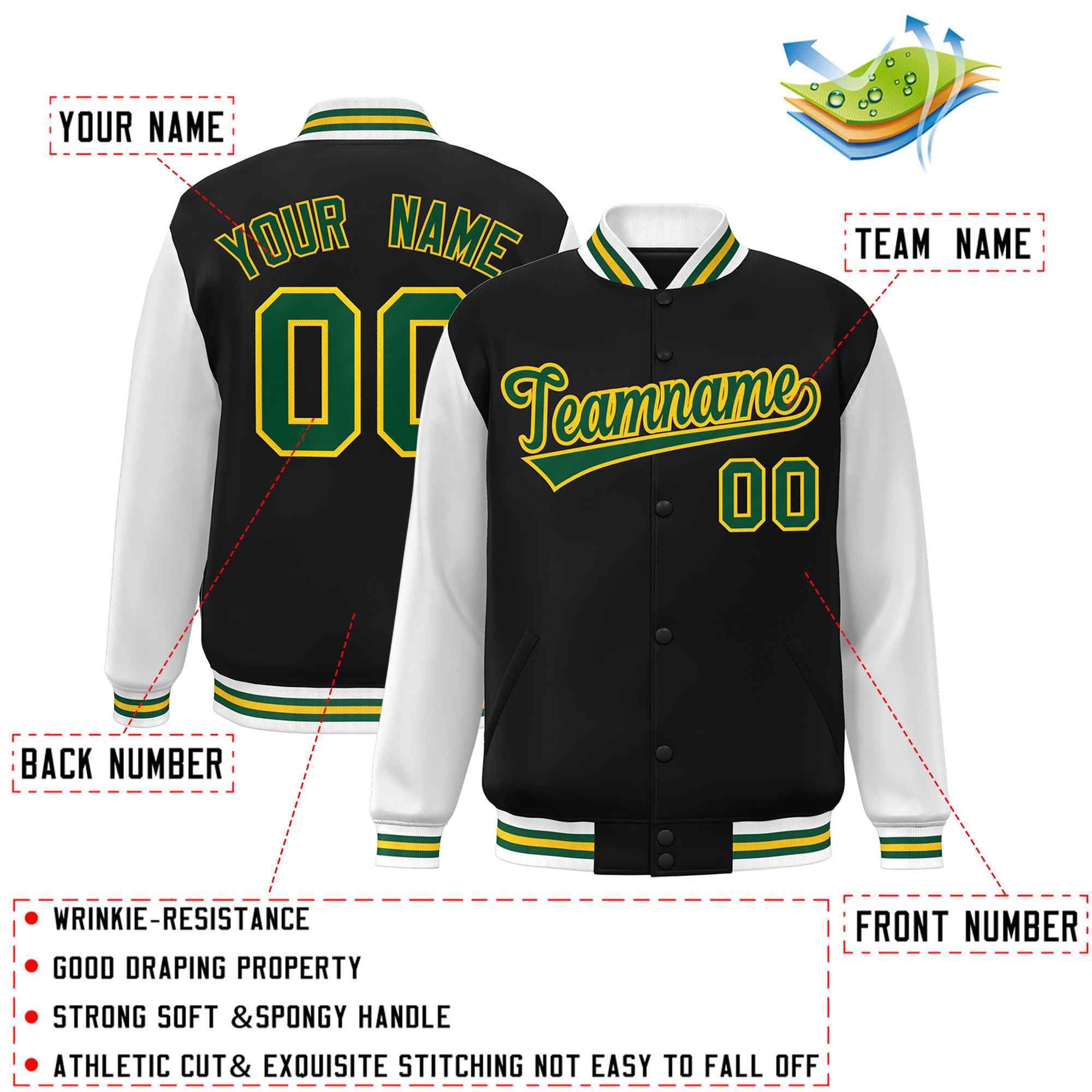 custom made varsity jacket