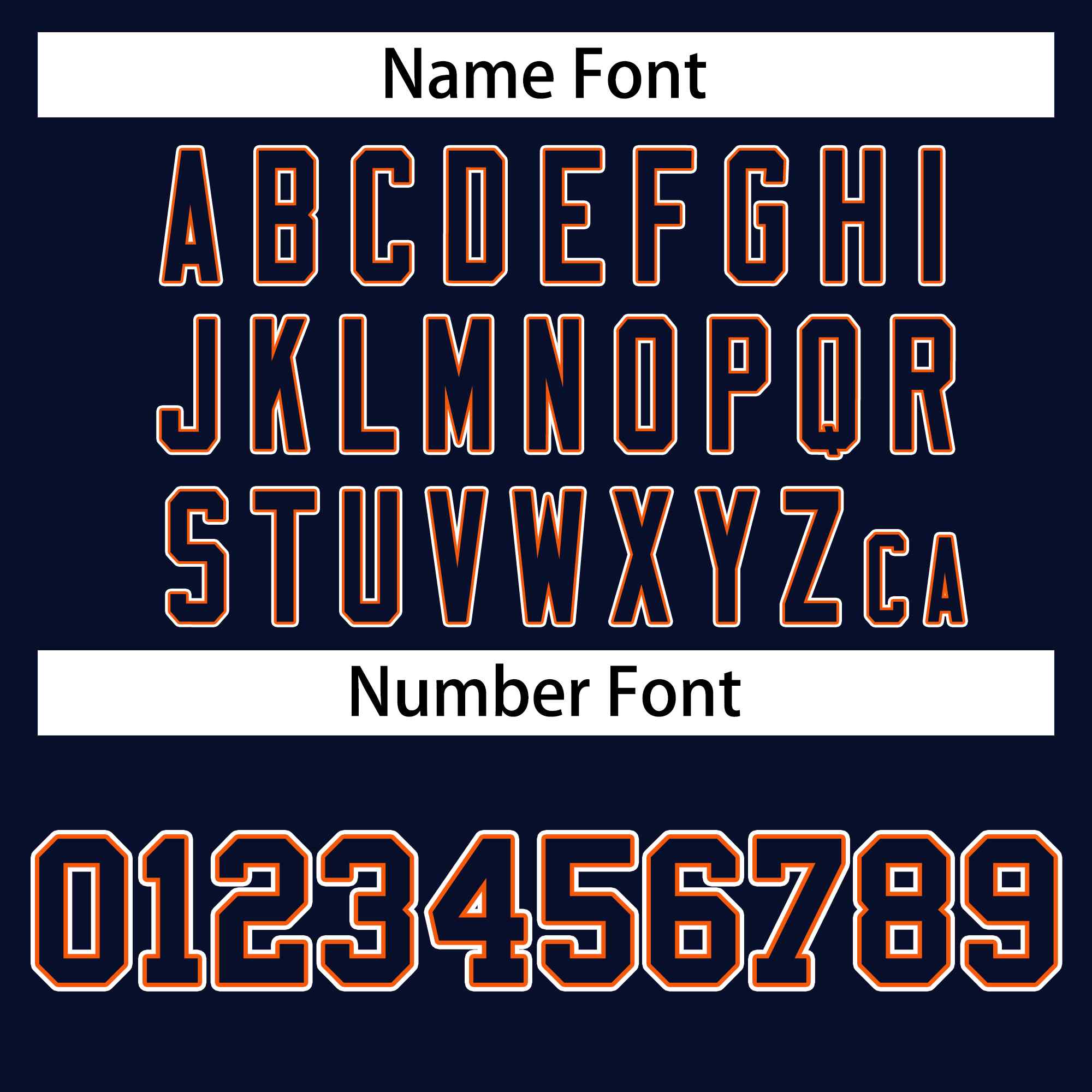 Custom Navy Navy-Orange Raglan Sleeves Varsity Full-Snap Letterman Jacket