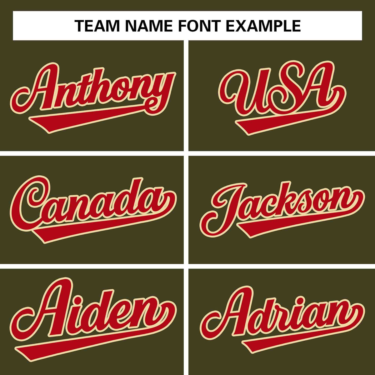 Custom Olive Red-Khaki Classic Style Varsity Full-Snap Letterman Jacket