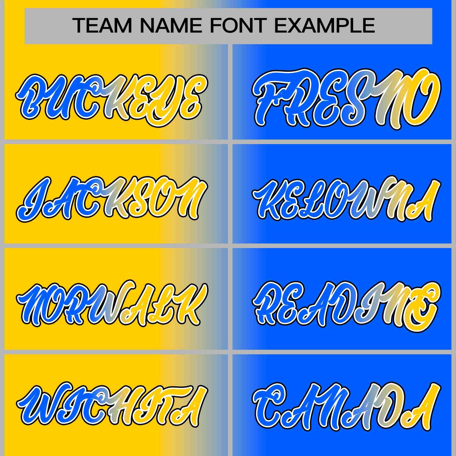 Custom Yellow Blue-White Gradient Fashion Letterman Bomber Varsity Jacket