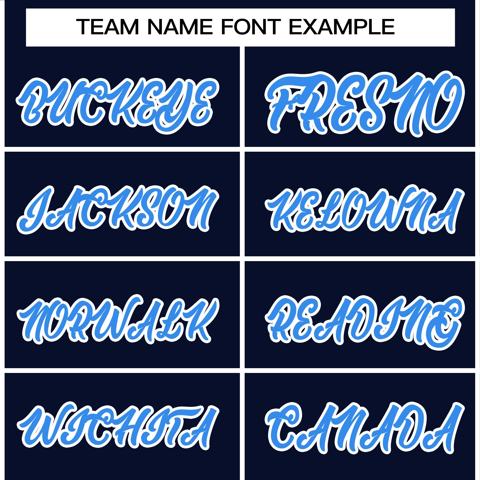 Custom Navy Powder Blue-White Personalized Stripe Fashion Letterman Bomber Varsity Jacket