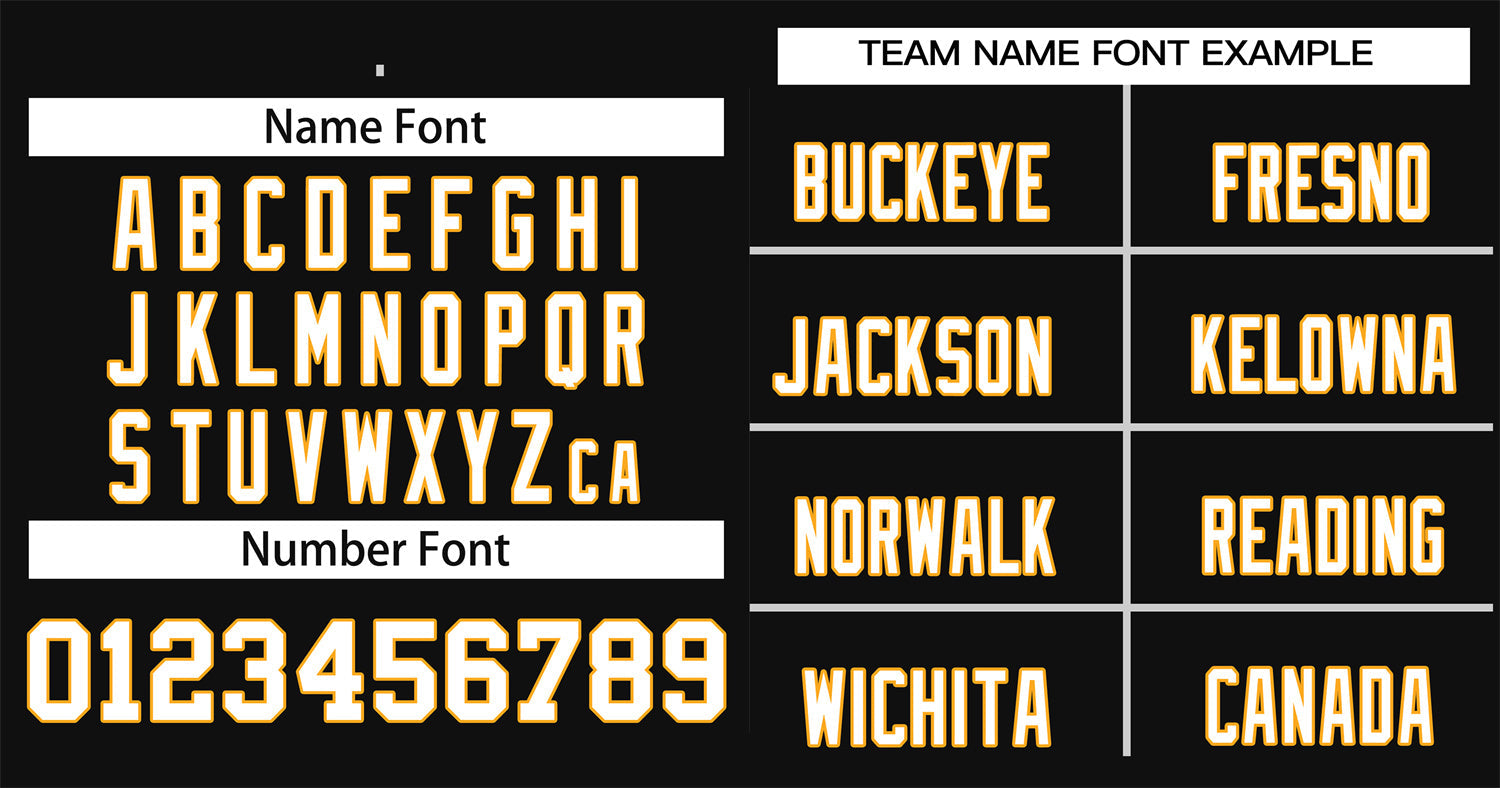 Custom Black White-Yellow Classic Style Authentic Baseball Jersey