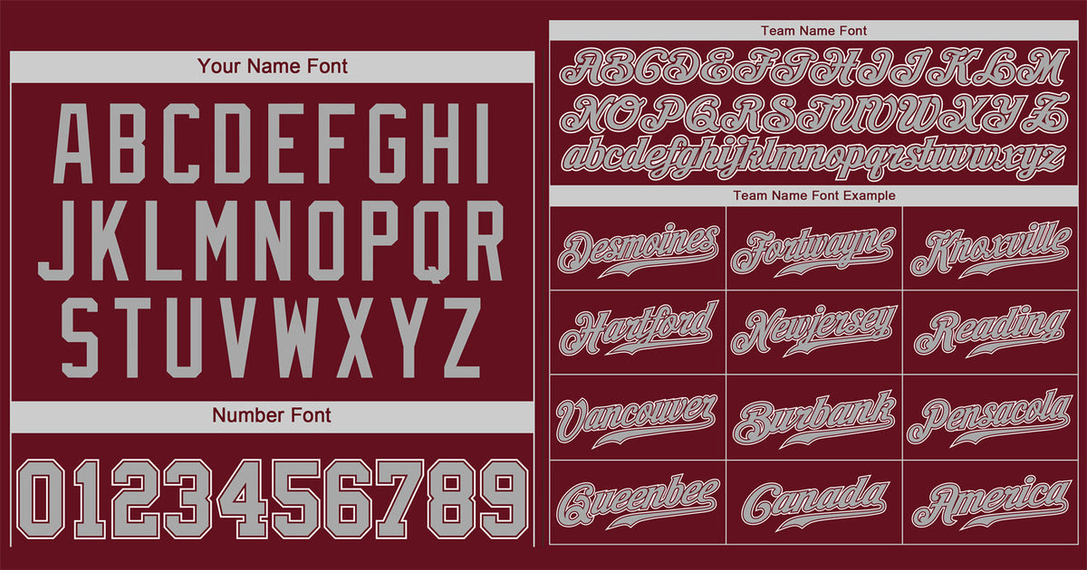 Custom Crimson Gray-White Classic Style Authentic Baseball Jersey