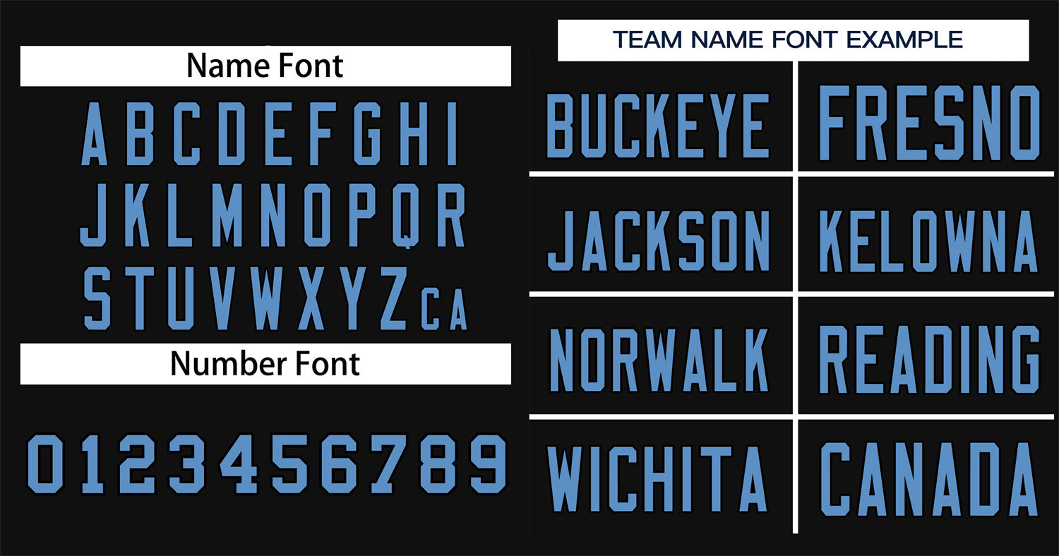 Custom Black Powder Blue Classic Style Authentic Baseball Jersey