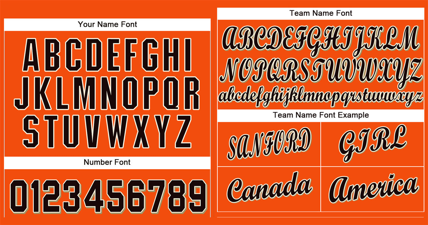 Custom Orange Black-Old Gold Classic Style Authentic Baseball Jersey