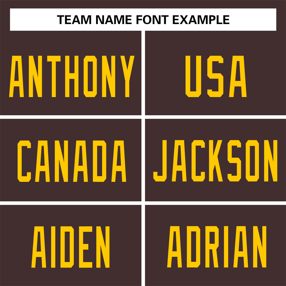 Custom Brown-Yellow Outdoor Sport Baseball Cap