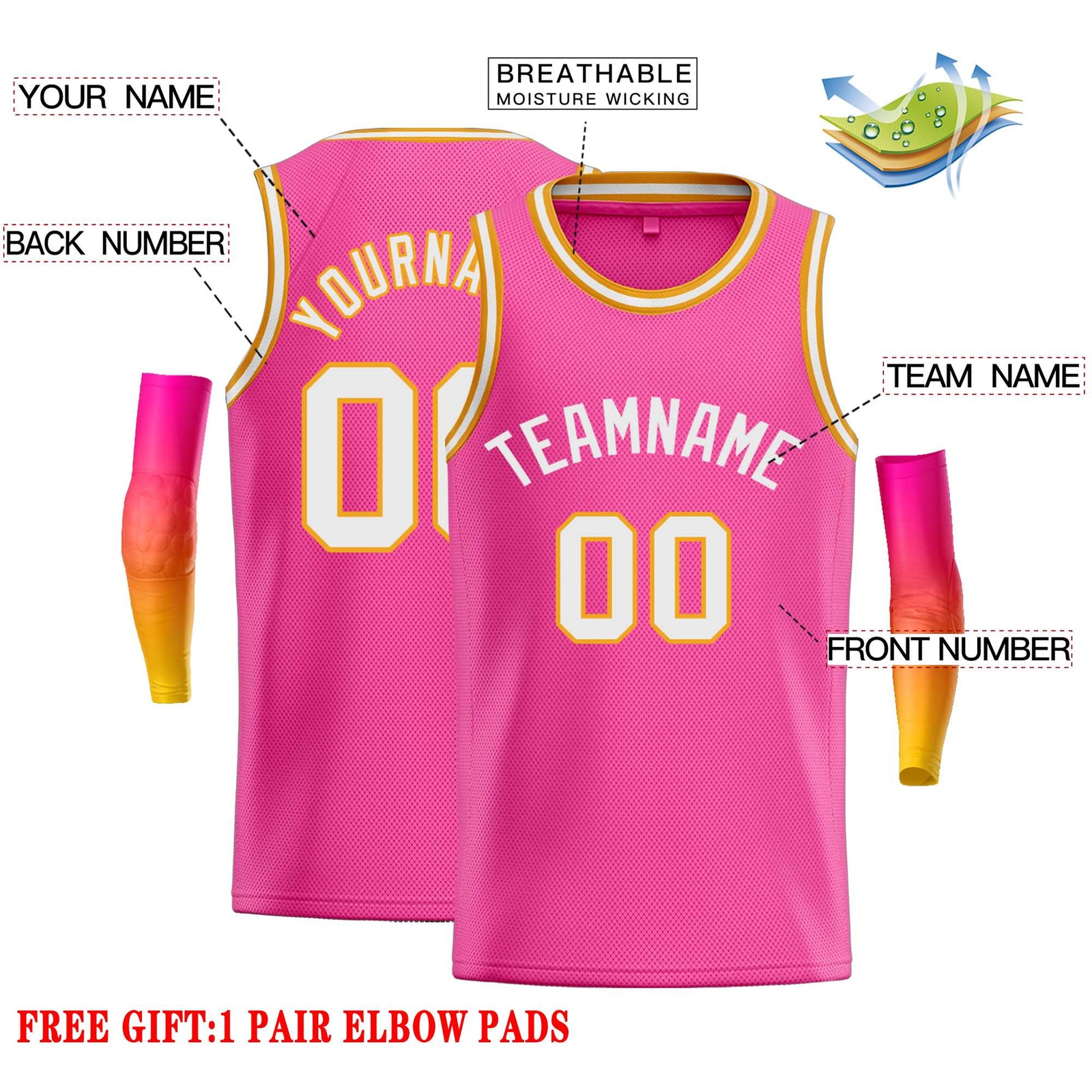 cheap basketball jerseys information with arm guards