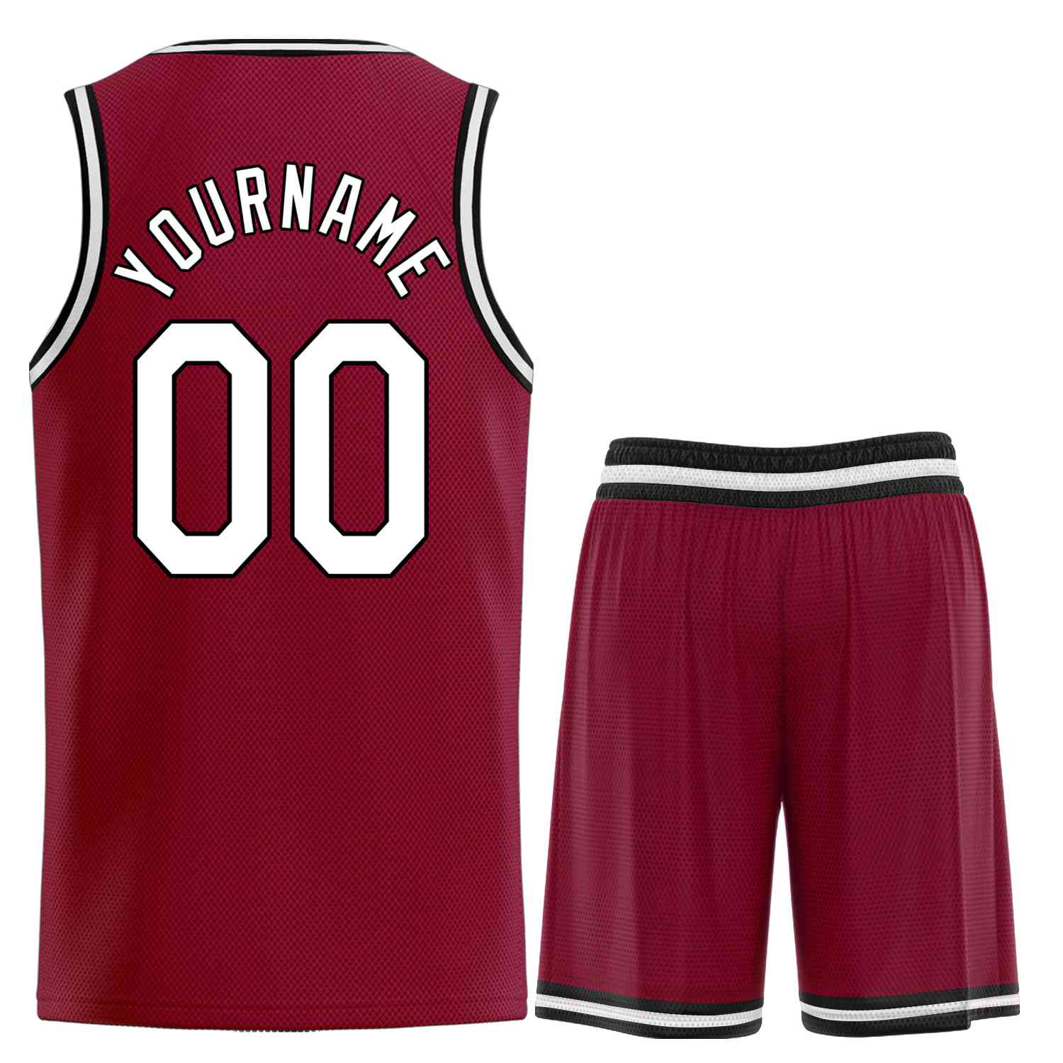 Custom Maroon White-Black Heal Sports Uniform Classic Sets Basketball Jersey