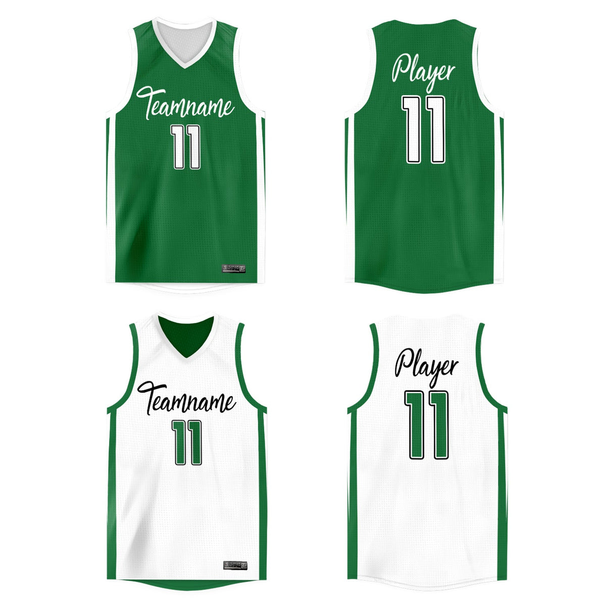 custom youth reversible basketball jerseys