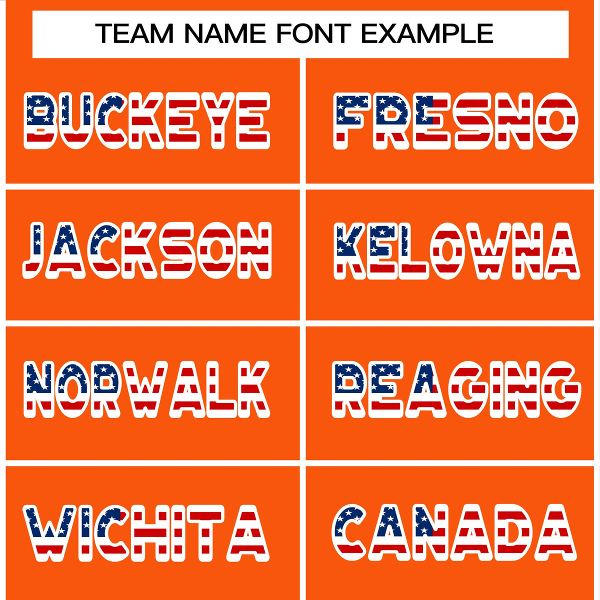 Custom Orange White-Navy American Flag Authentic Baseball Jersey