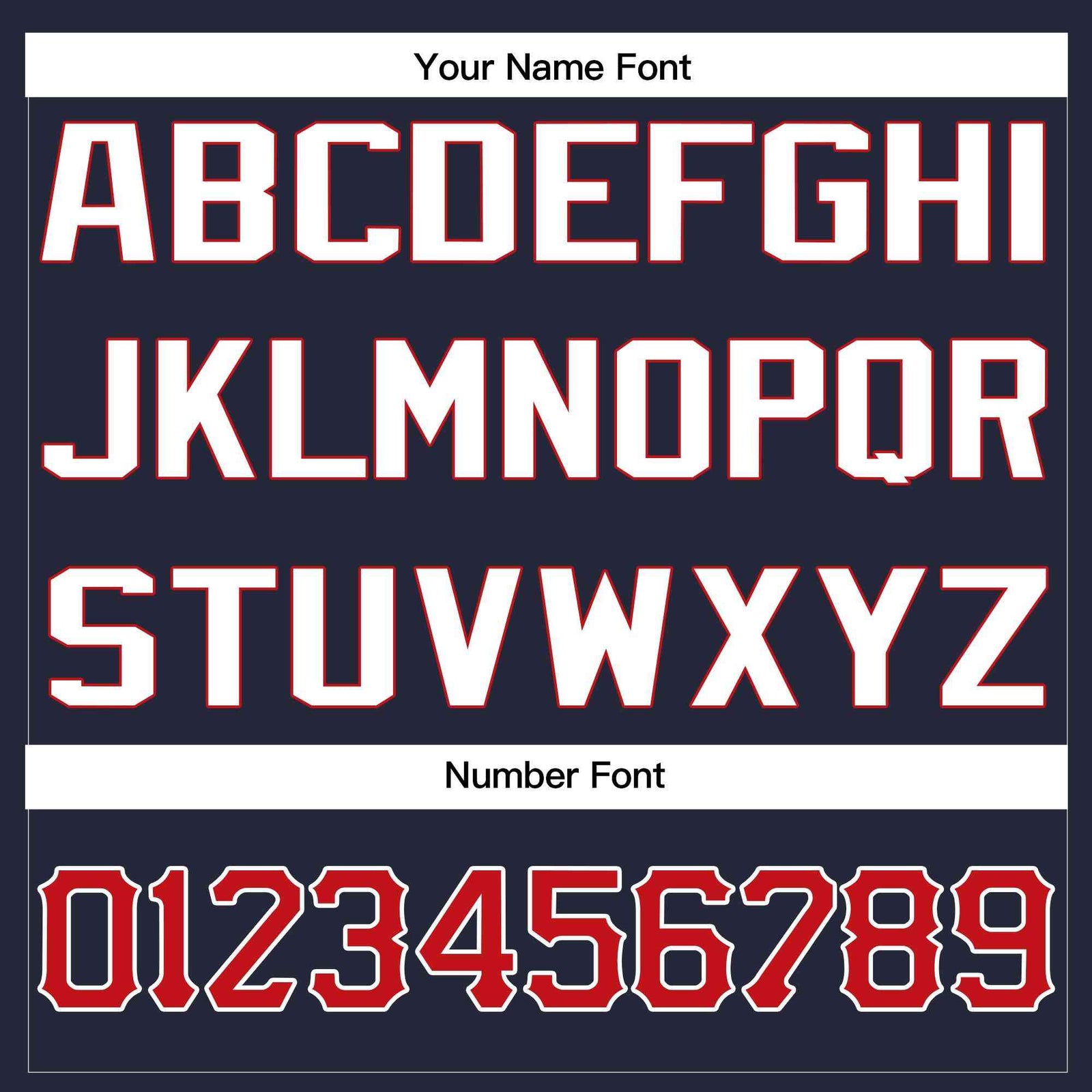 Custom Navy Red-White Classic Style Crew neck T-Shirts Full Sublimated