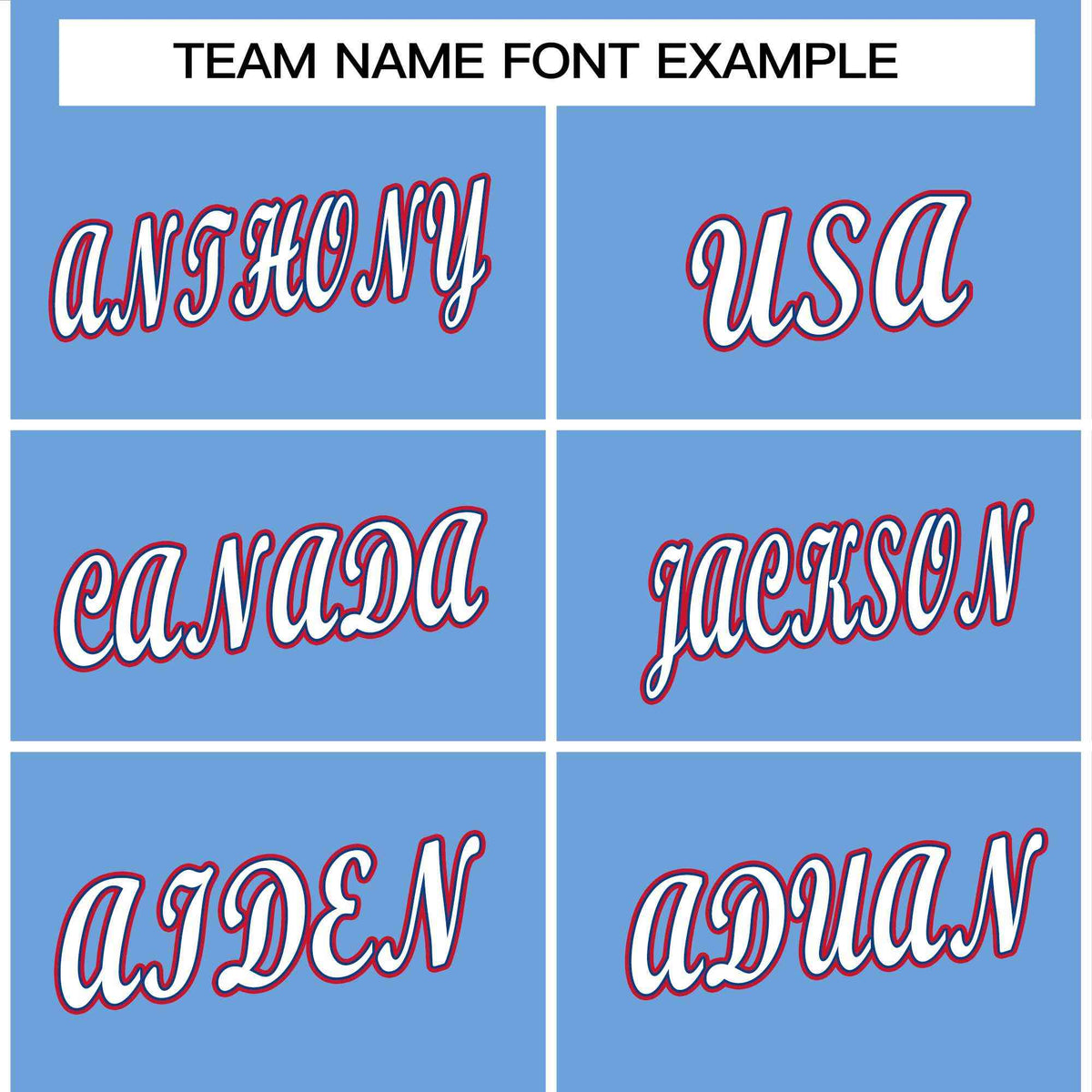 Custom Light Blue White-Navy Classic Style Crew neck T-Shirts Full Sublimated