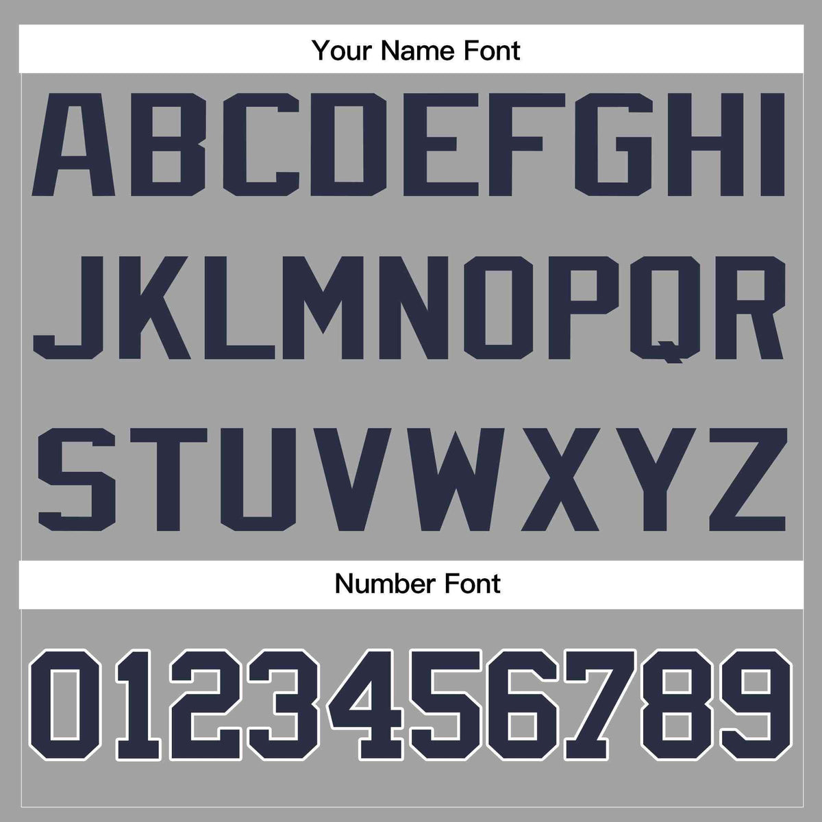 Custom Gray Navy-White Classic Style Crew neck T-Shirts Full Sublimated