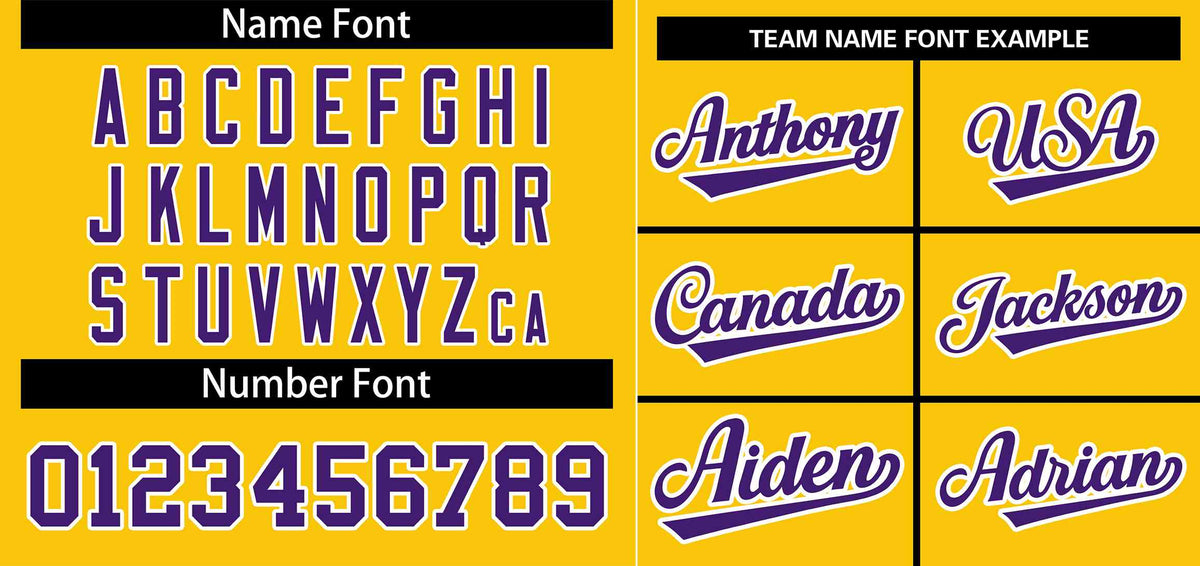 Custom Gold Purple-White Stripe Fashion Raglan Sleeves Authentic Baseball Jersey