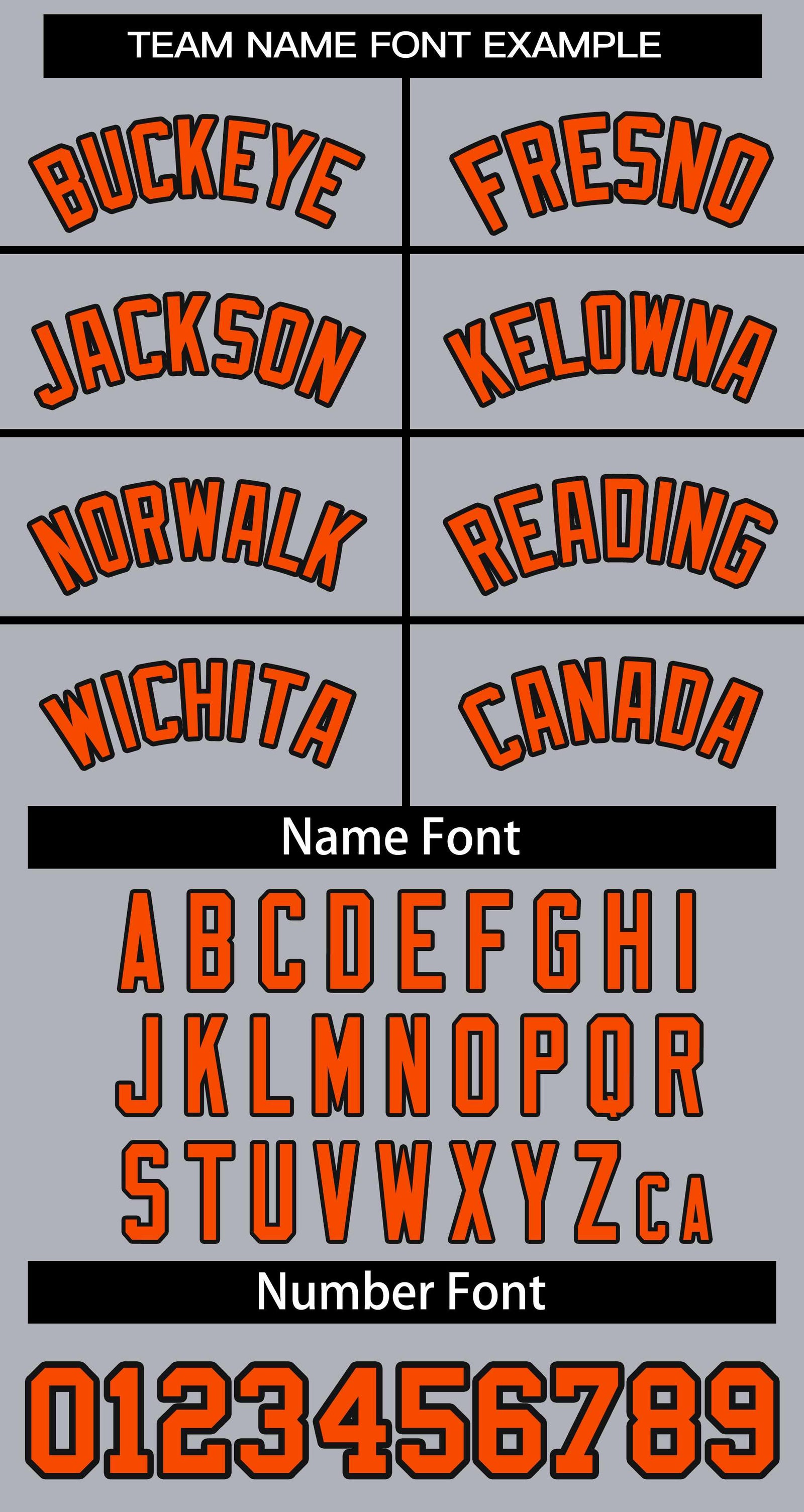 Custom Gray Orange Black Classic Style Baseball Jersey for Women