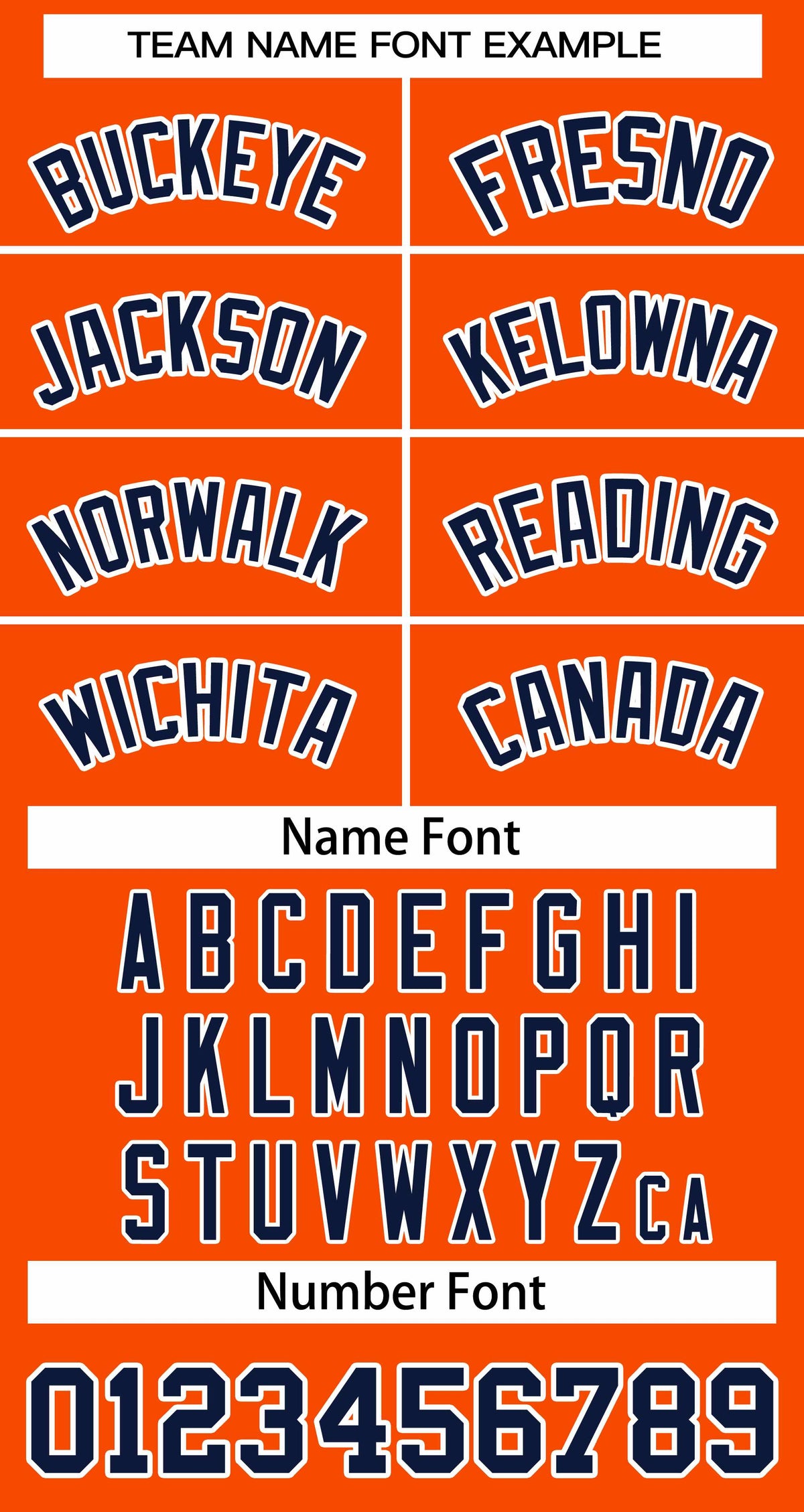 Custom Orange Navy White Classic Style Baseball Jersey for Women