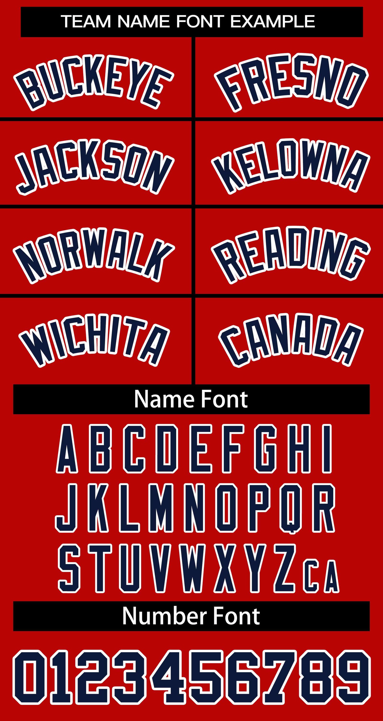 Custom Red Navy White Classic Style Baseball Jersey for Women