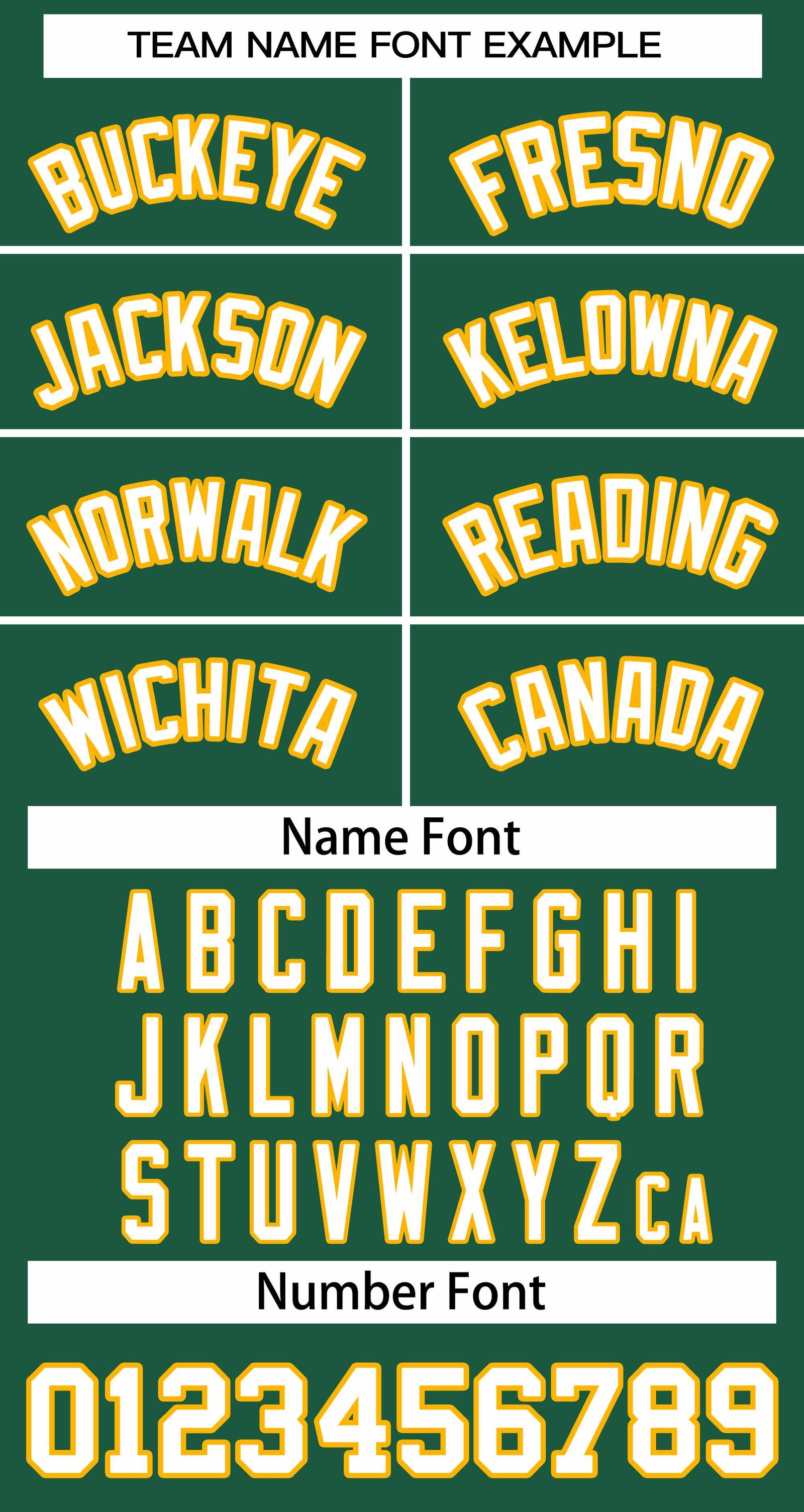 Custom Green White Gold Classic Style Baseball Jersey for Women