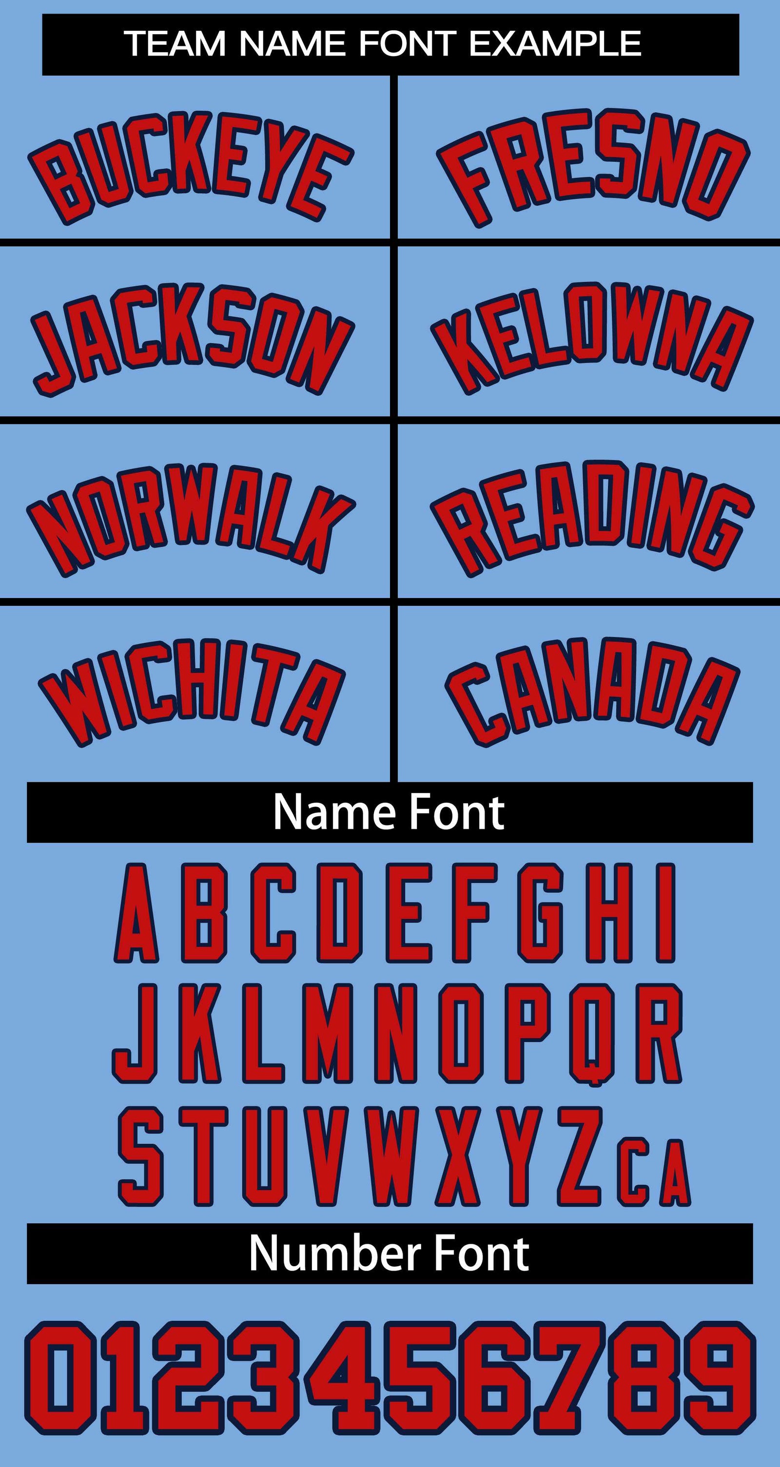 Custom Light Blue Red Navy Classic Style Baseball Jersey for Women