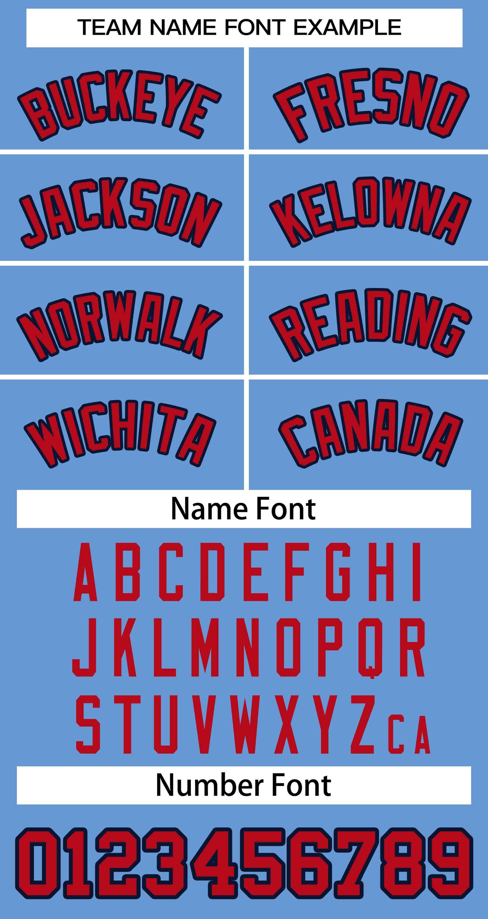 Custom Light Blue Red-Navy Classic Style Authentic Two-Button Softball Jersey