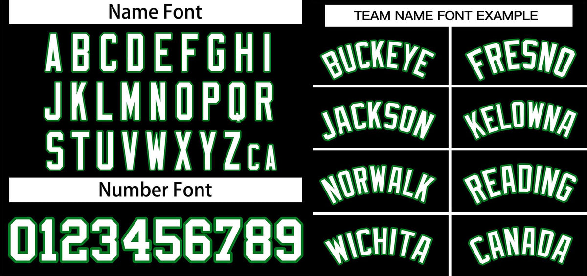 Custom Black White-Kelly Green Classic Style Authentic Two-Button Softball Jersey