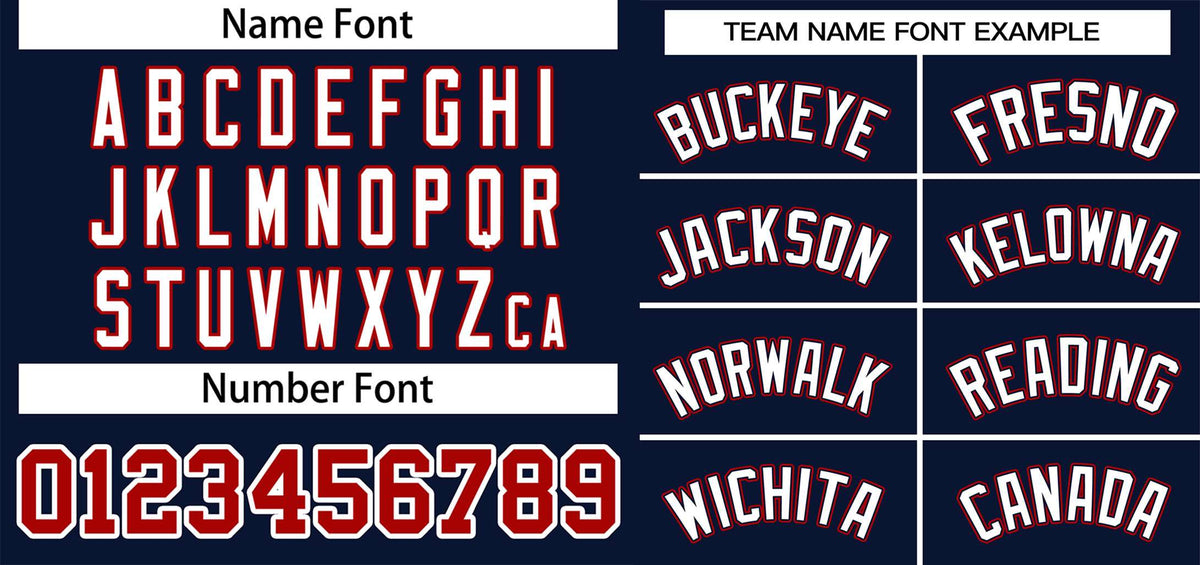 Custom Navy White-Red Classic Style Authentic Two-Button Softball Jersey