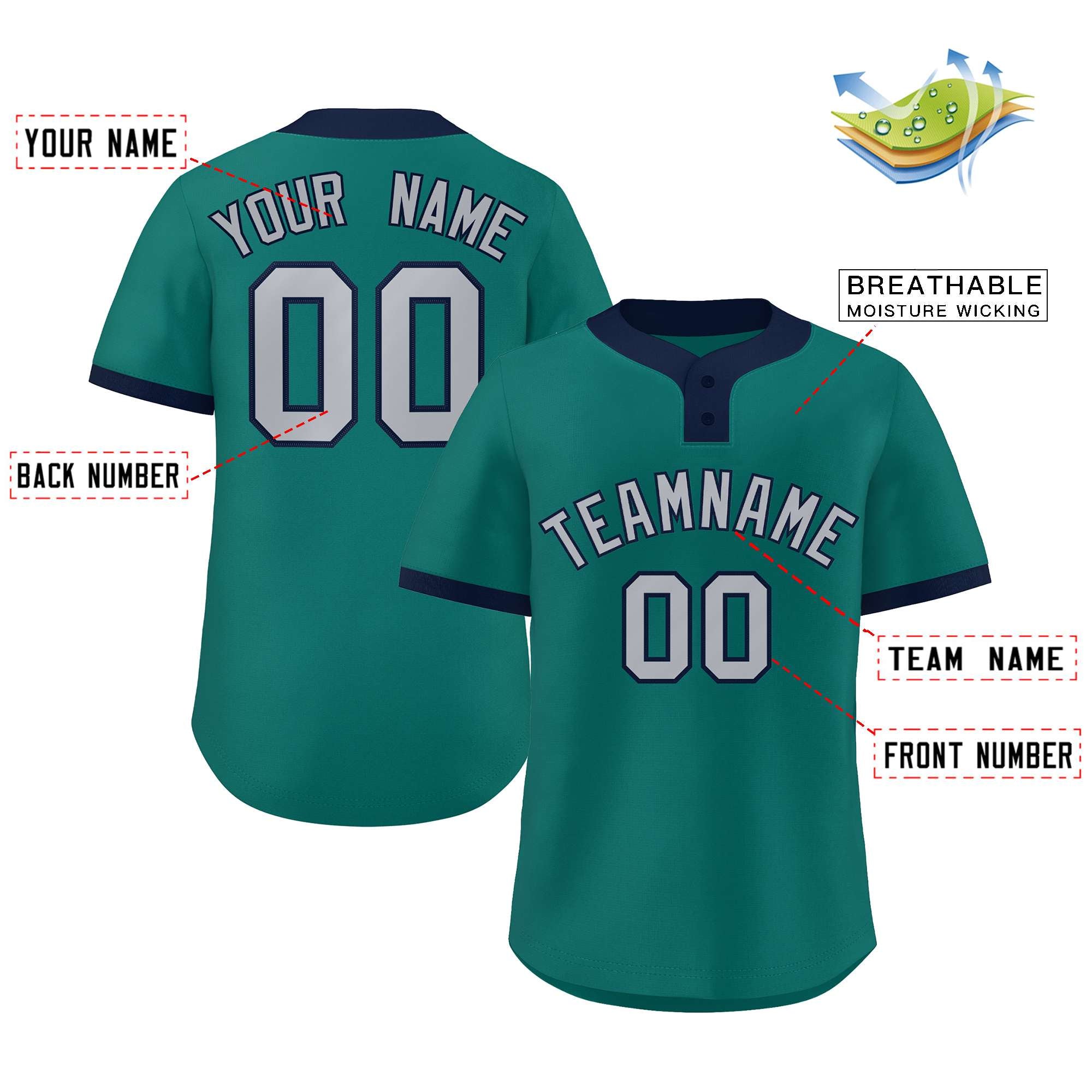 Aqua Jersey