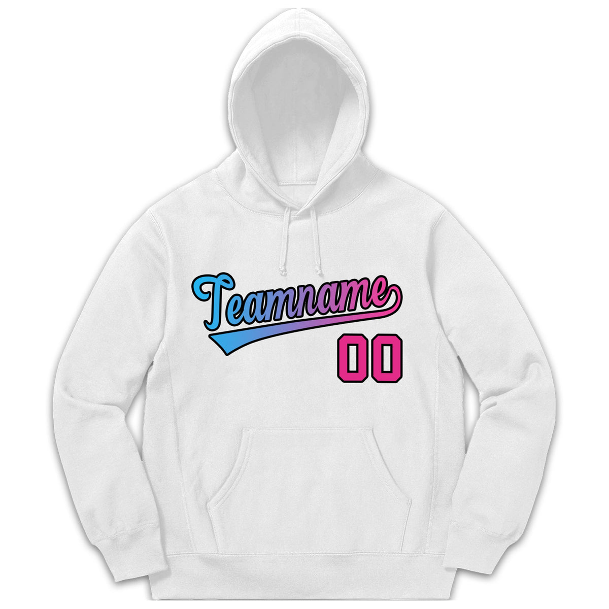 Custom White Classic Style Sweatshirt Fashion Hoodie Uniform