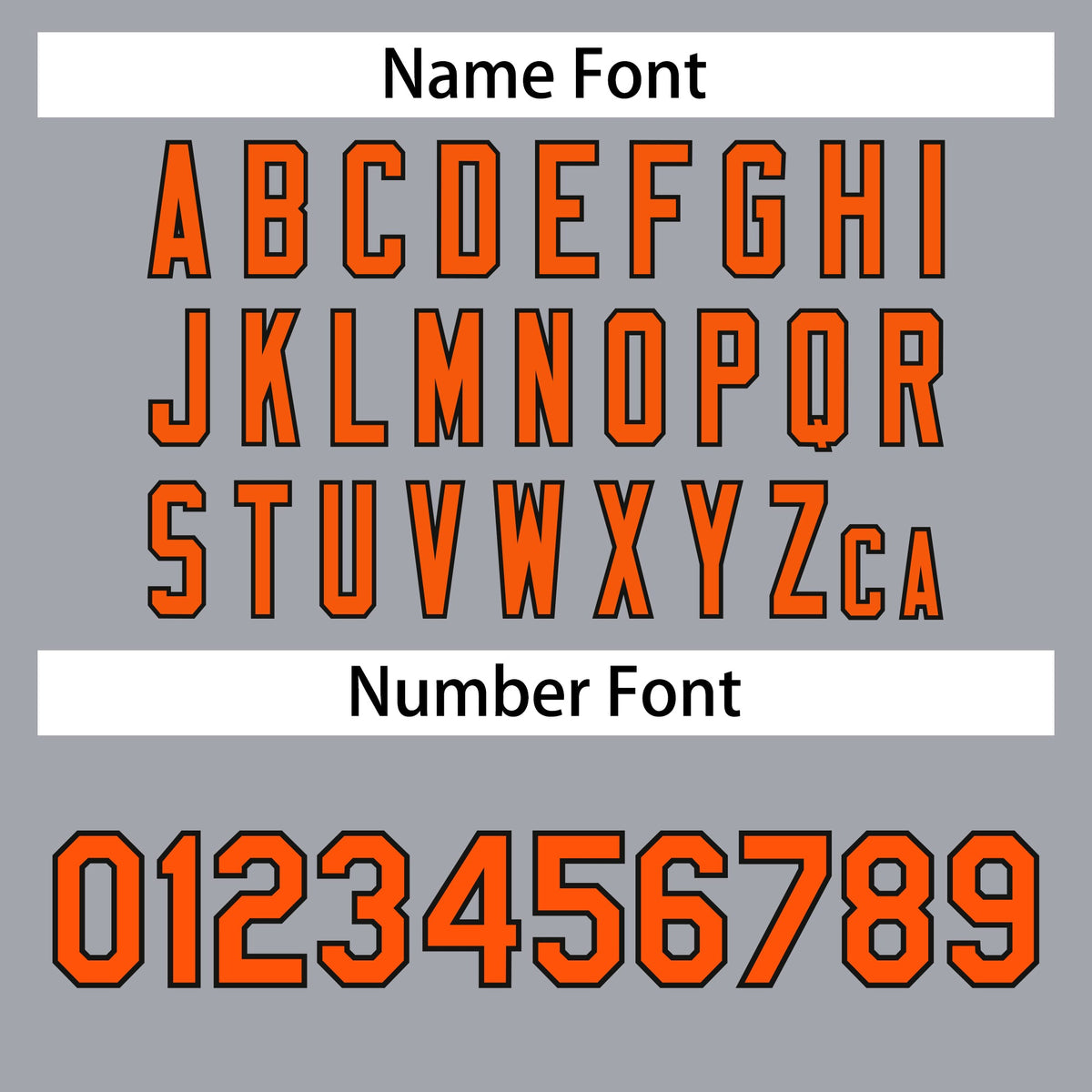 Custom Gray Orange-Black Letterman Solider Classic Style Varsity Full-Snap Jacket